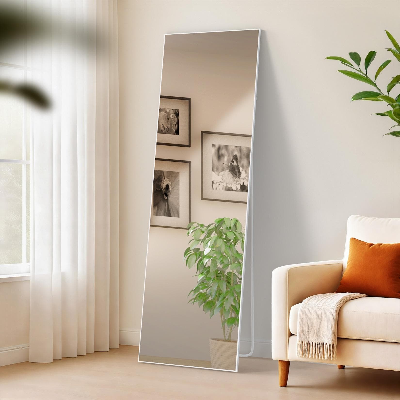 CLP Standspiegel Benicia Metallrahmen