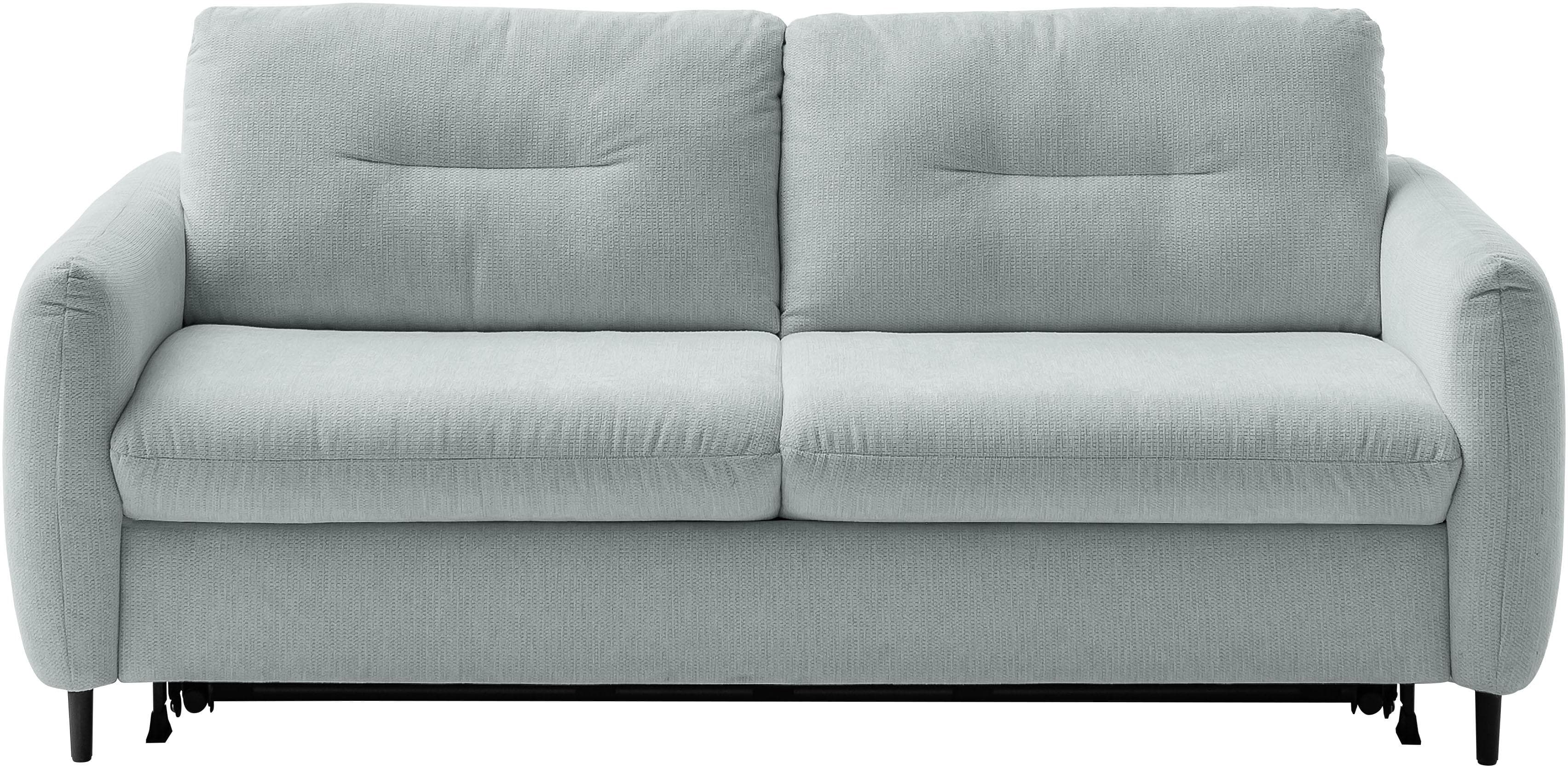 Home Affaire 3-Sitzer Schlafsofa Clevina Kaltschaummatratze Sage