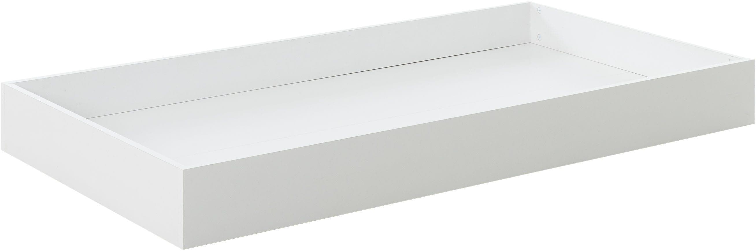 Bettschubkasten GAMI Basile Weiß Spanplatte 140x14x72 cm