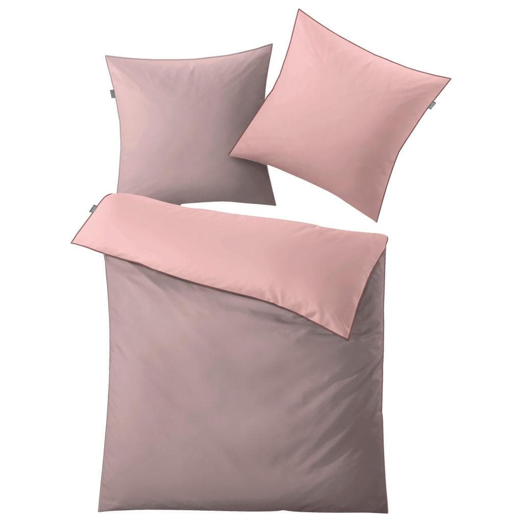 Rosa Wendebettwäsche aus Baumwollsatin