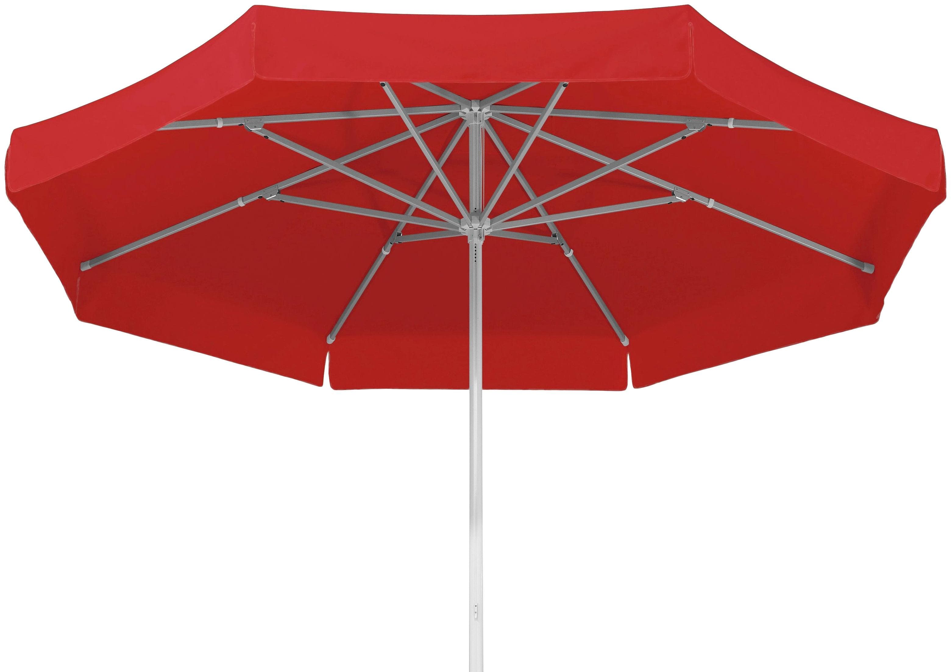 Marktschirm SCHNEIDER SCHIRME "Jumbo" Rot Polyester 400 cm