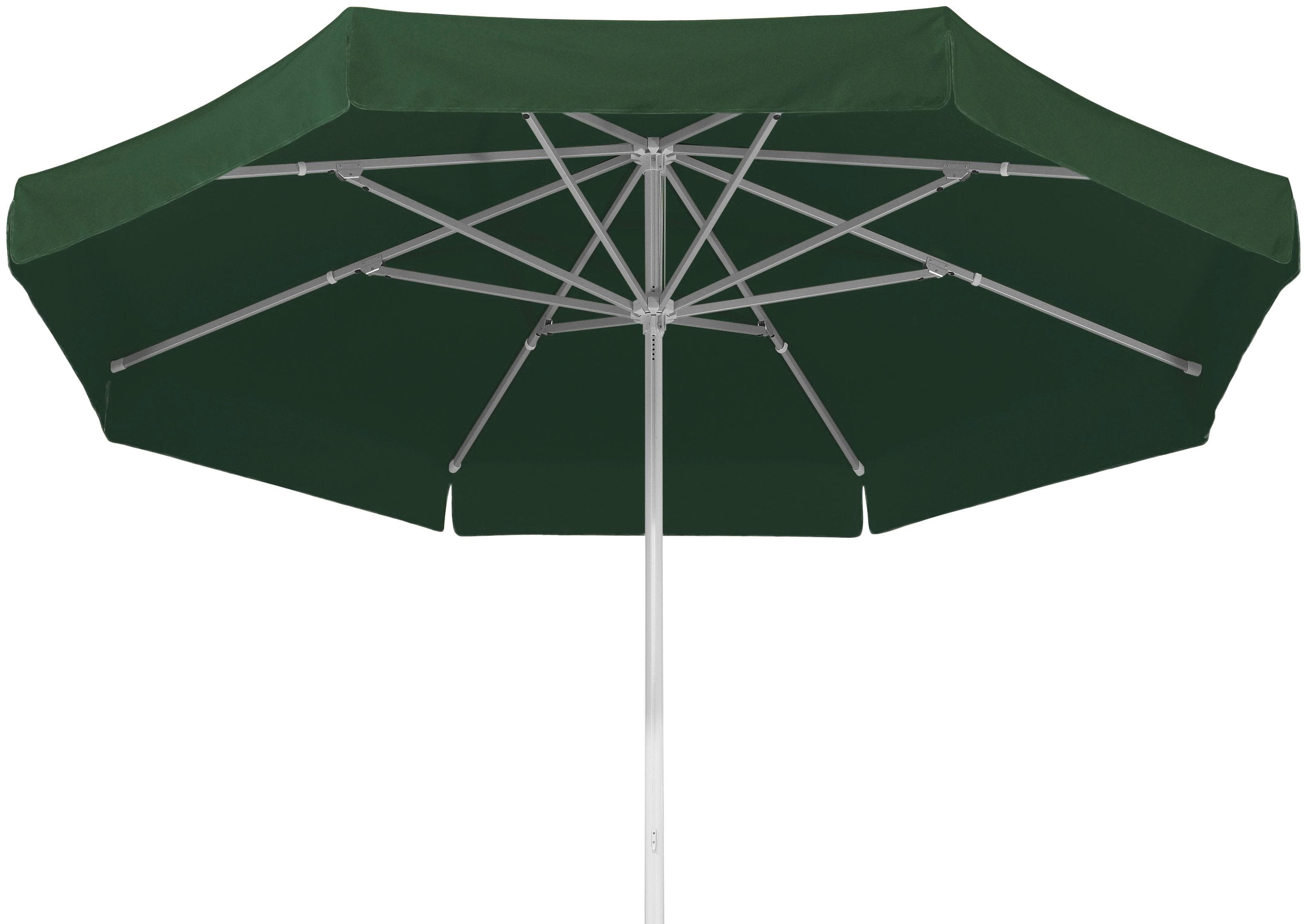 Marktschirm SCHNEIDER SCHIRME "Jumbo" Grün Aluminium/Polyester 400x295 cm