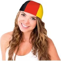 Amscan Deutschland Bandana Schwarz-Rot-Gold