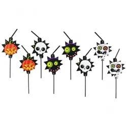 Amscan 998389 Halloween Trinkhalme 4 Stück