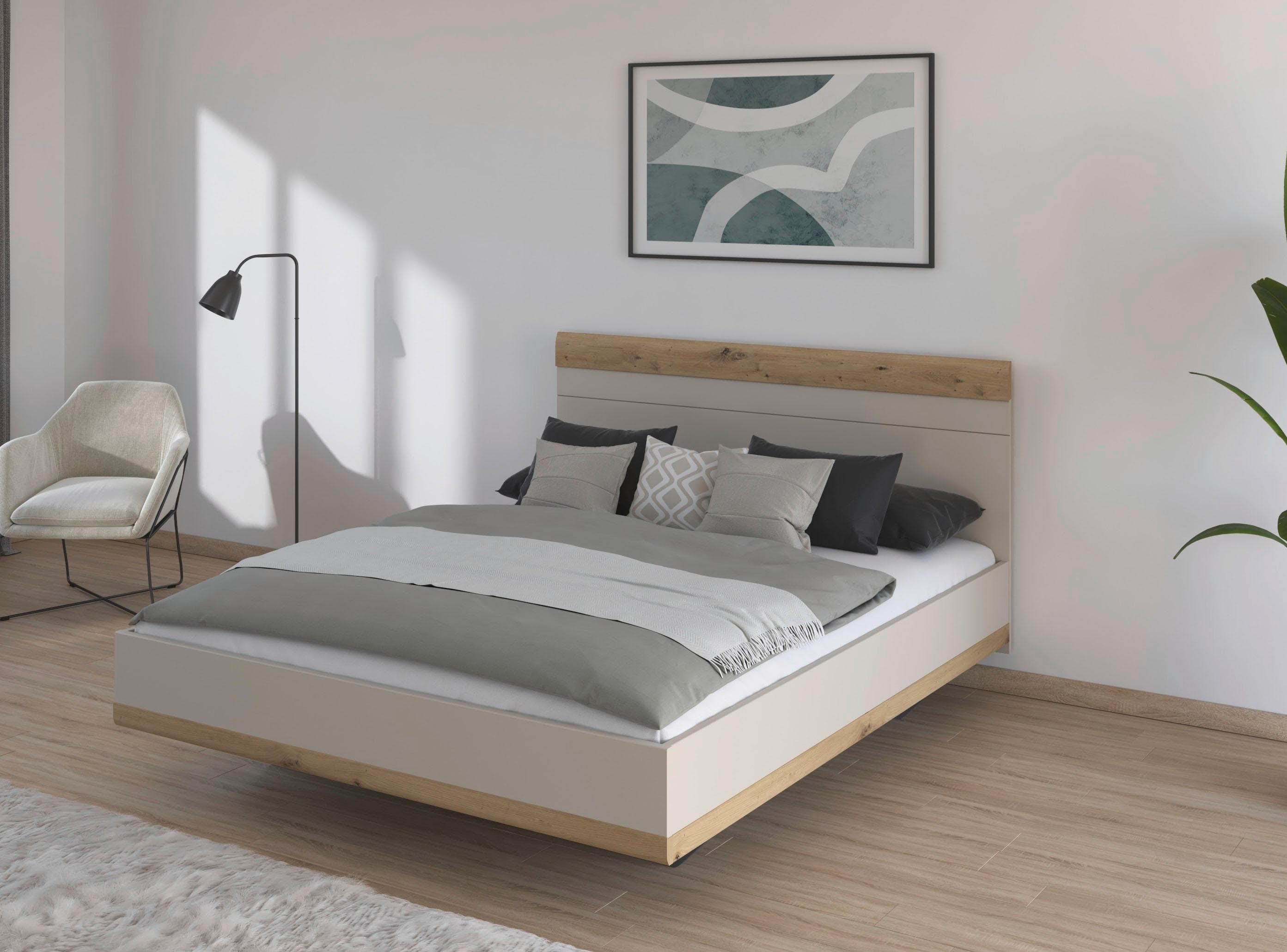 Rauch Futonbett Doppelbett Holzbett SAJO Beige MADE IN GERMANY