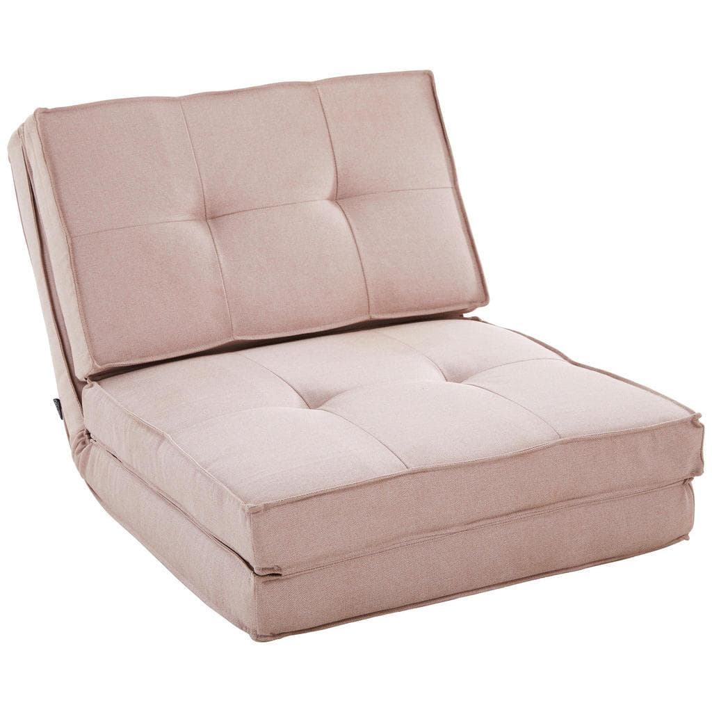 Mid.you Schlafsessel Rosa Liegefunktion Wohnzimmer