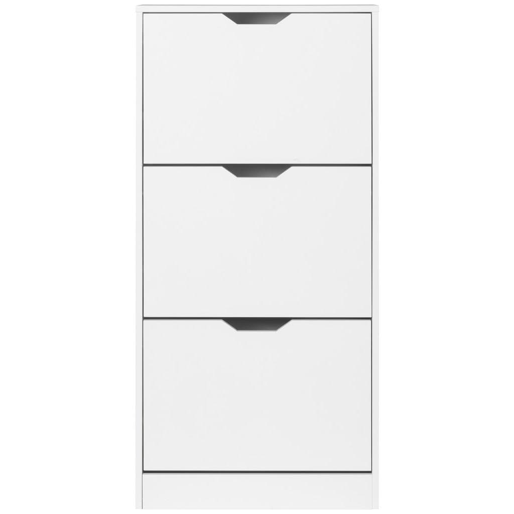 Mid.you Schuhkipper Weiß Holzwerkstoff Garderobe