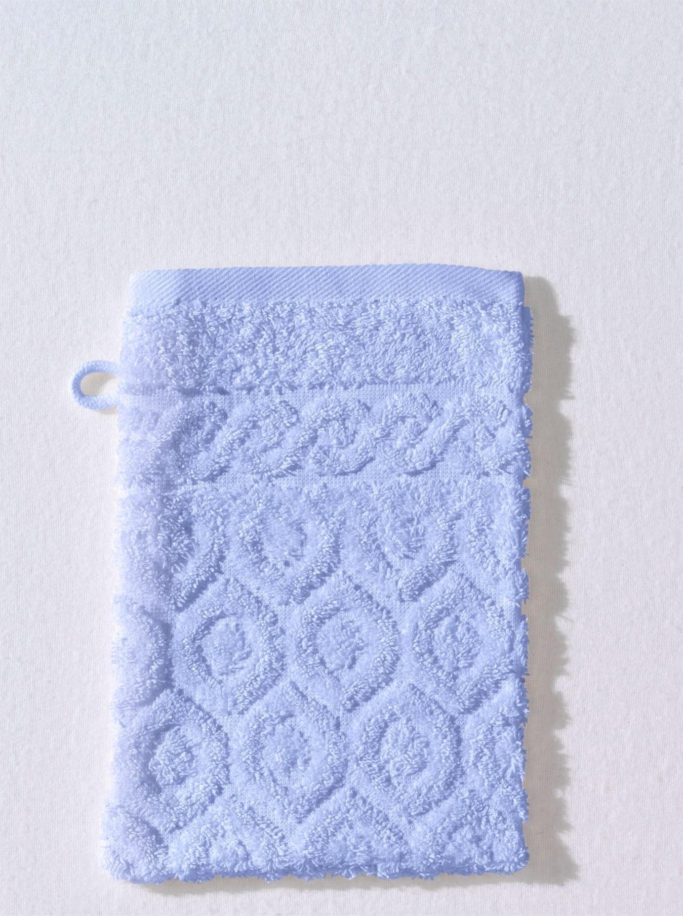 Handtuch ROSS Gr. 3 Blau Walkfrottier 100% Baumwolle