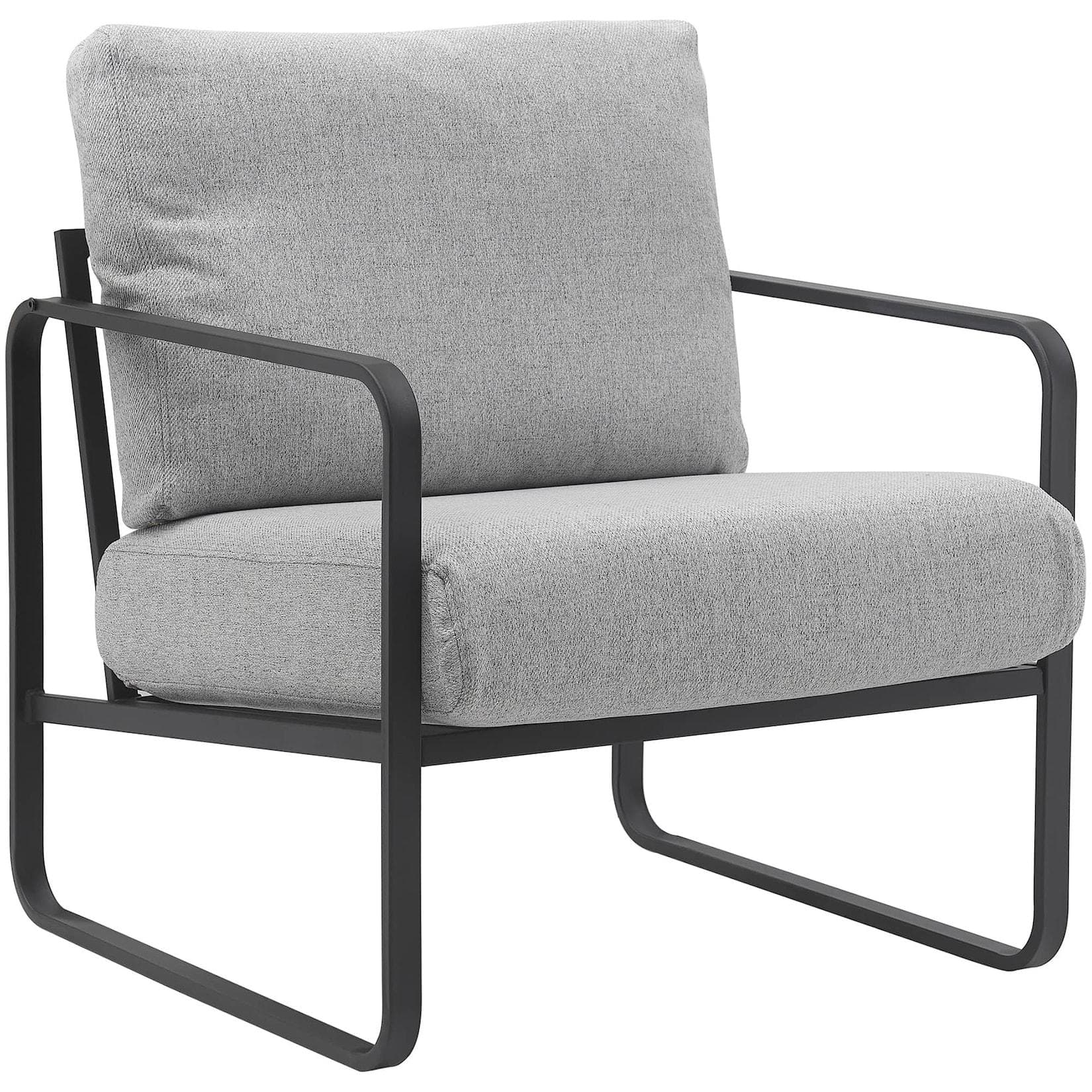 CLP Lounger Manea Relaxsessel Kunstleder oder Stoff Bezug Mit Stabilem Metallgestell