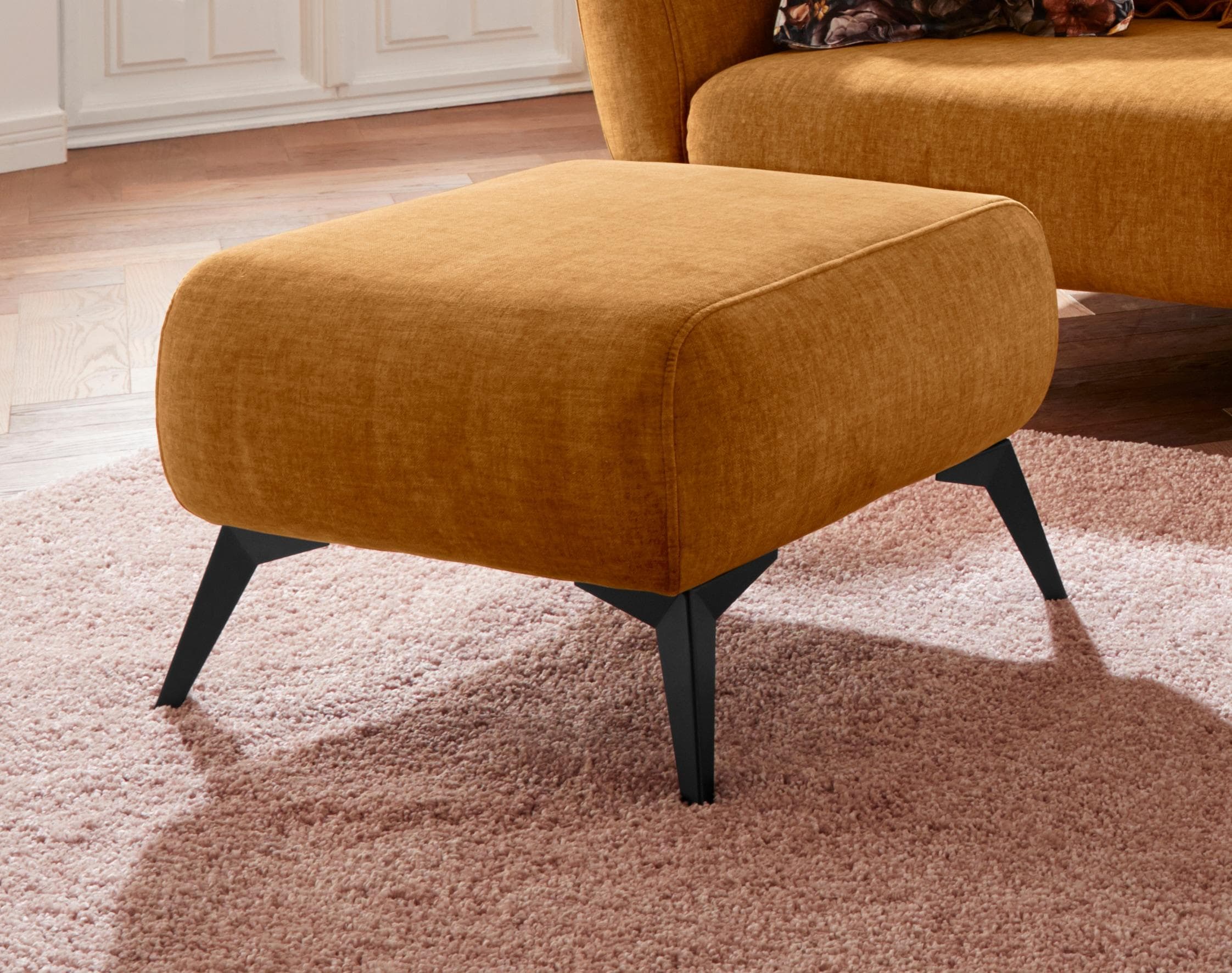 INOSIGN Polsterhocker Baggio Gelb Stilvoll