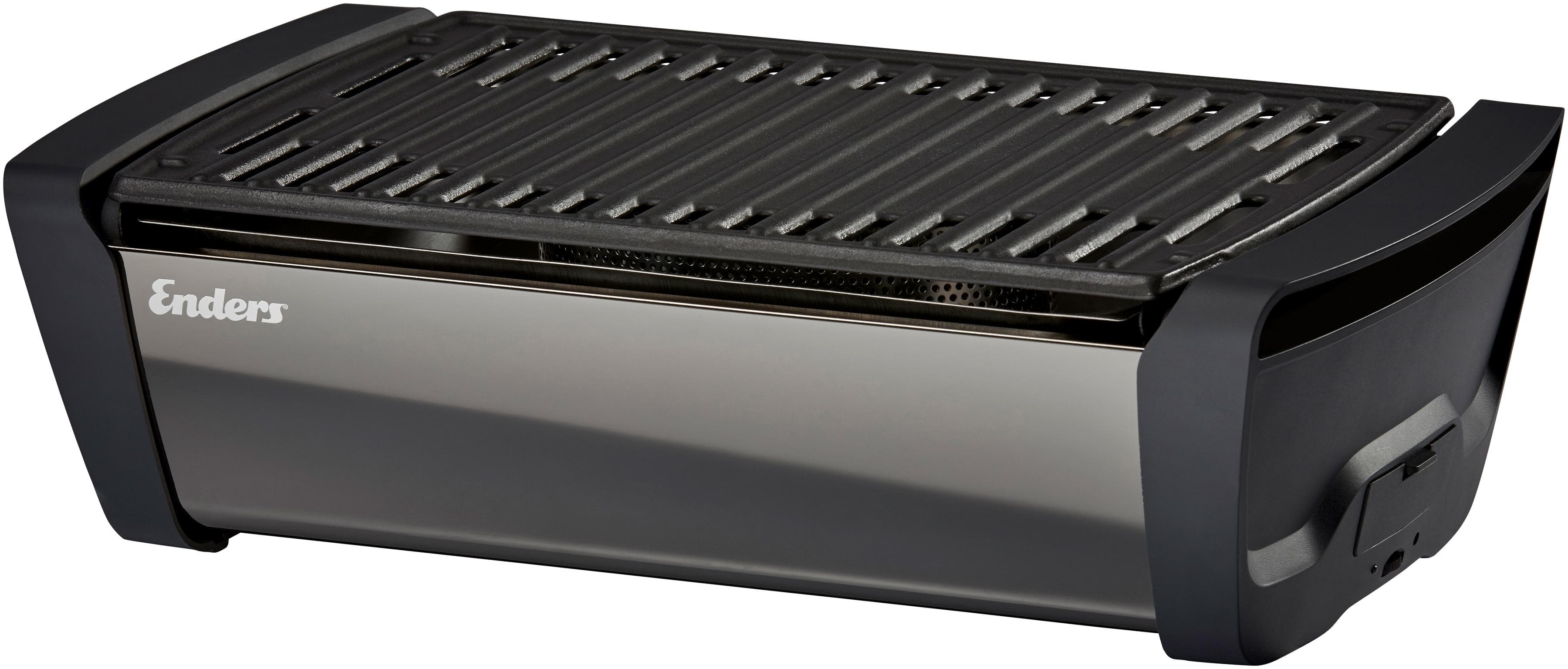 Holzkohlegrill ENDERS Tischgrill Aurora Mirror Schwarz