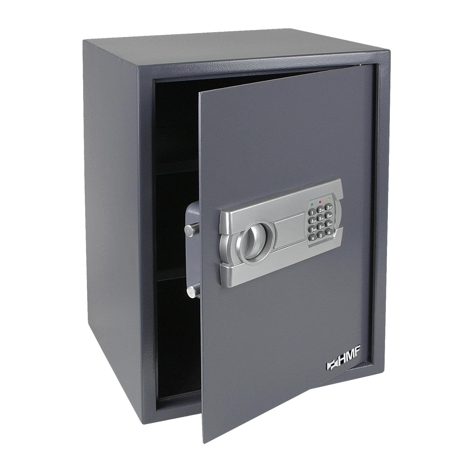 HMF Tresor mit Zahlenschloss, Möbeltresor Anthrazit