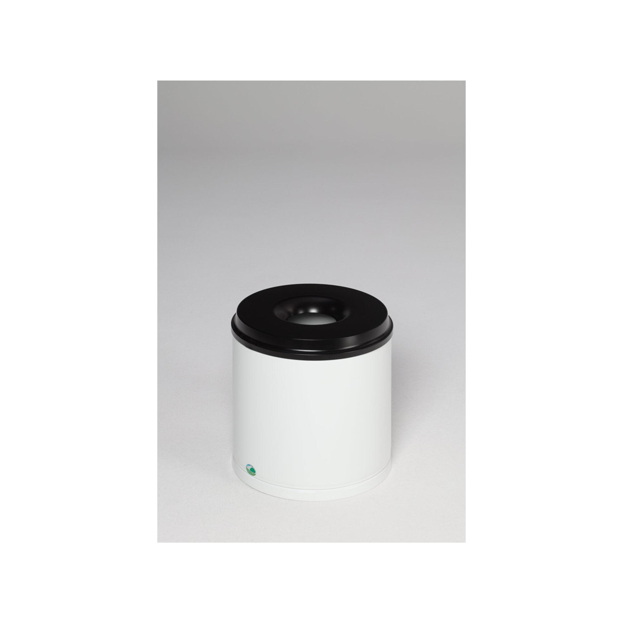 VAR Papierkorb Feuersicher 30 Liter Weiß