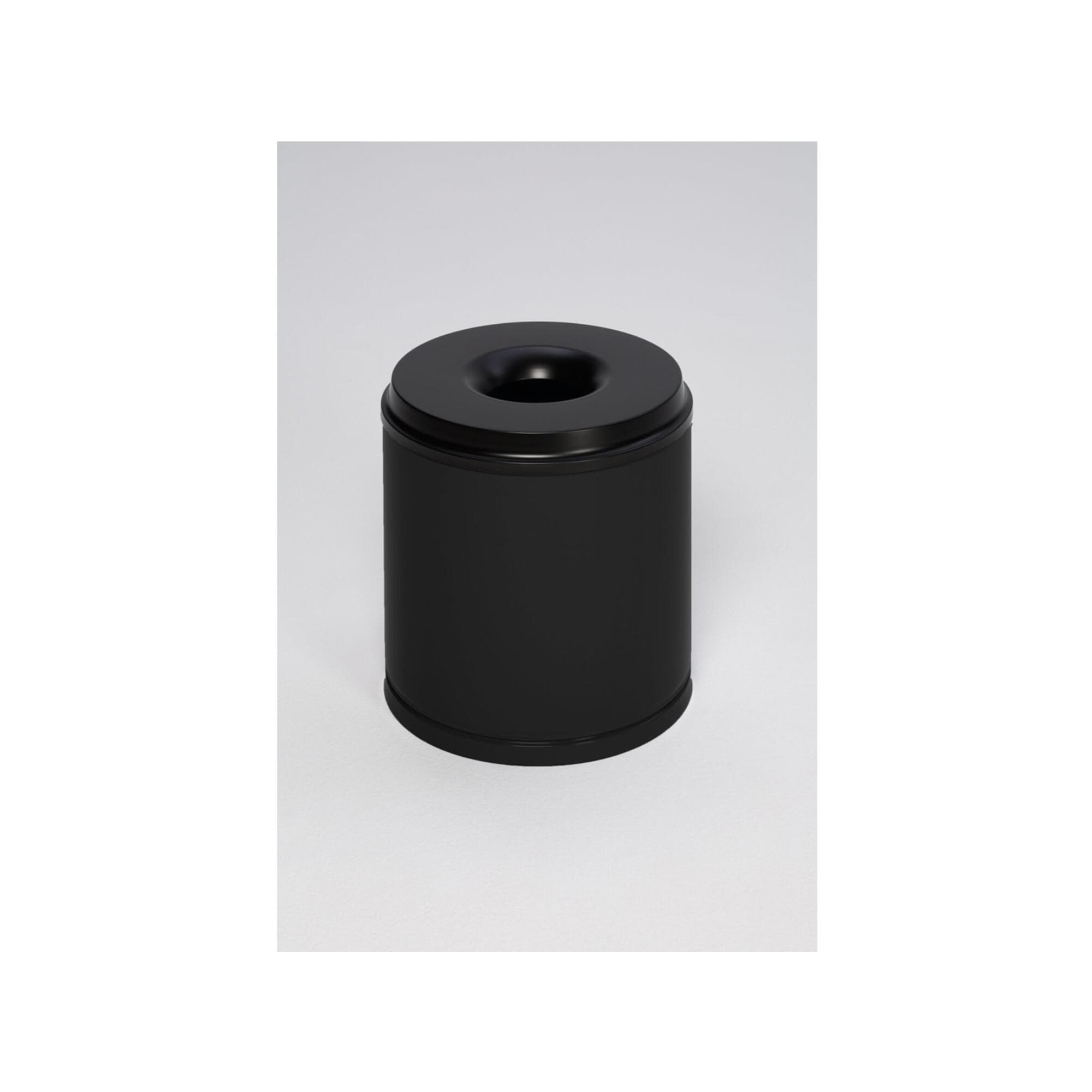 VAR Papierkorb Feuersicher 30 Liter Schwarz