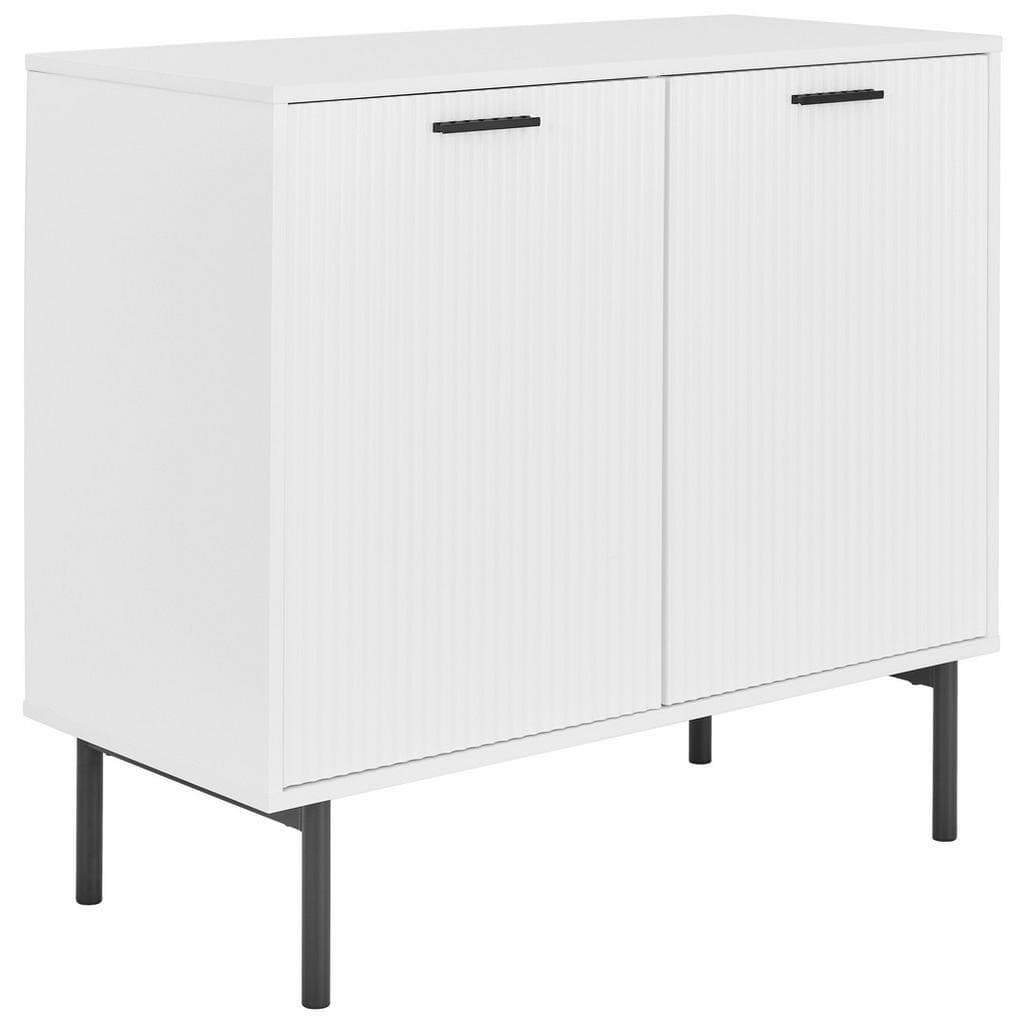 Mid.you Sideboard Schwarz-Weiß Metall 2 Fächer