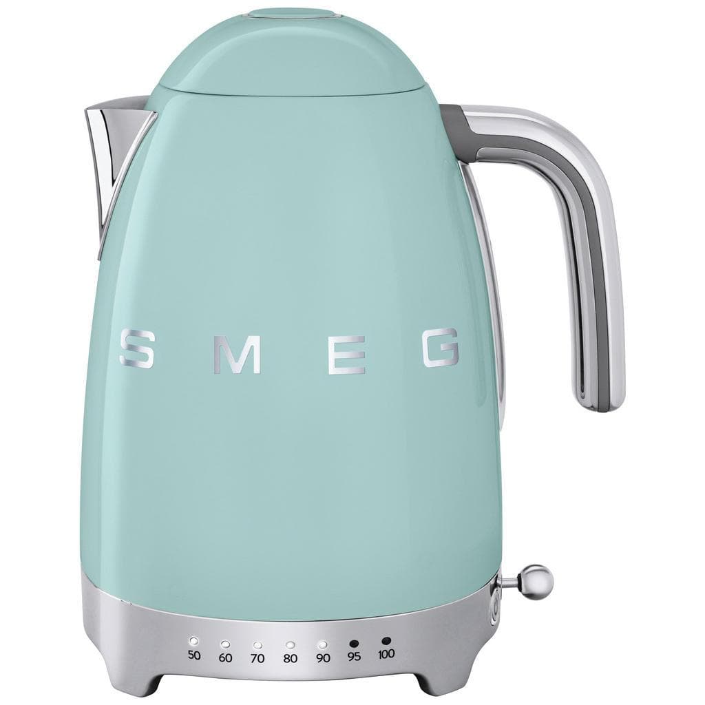 Smeg Wasserkocher 50er-Jahre-Style Mintgrün Metall 1,7 L 360° Sockel