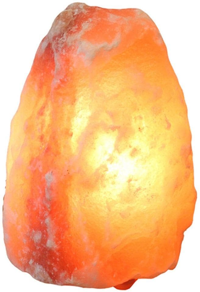 Himalaya Salt Dreams Salzkristall-Tischlampe Rock Orange