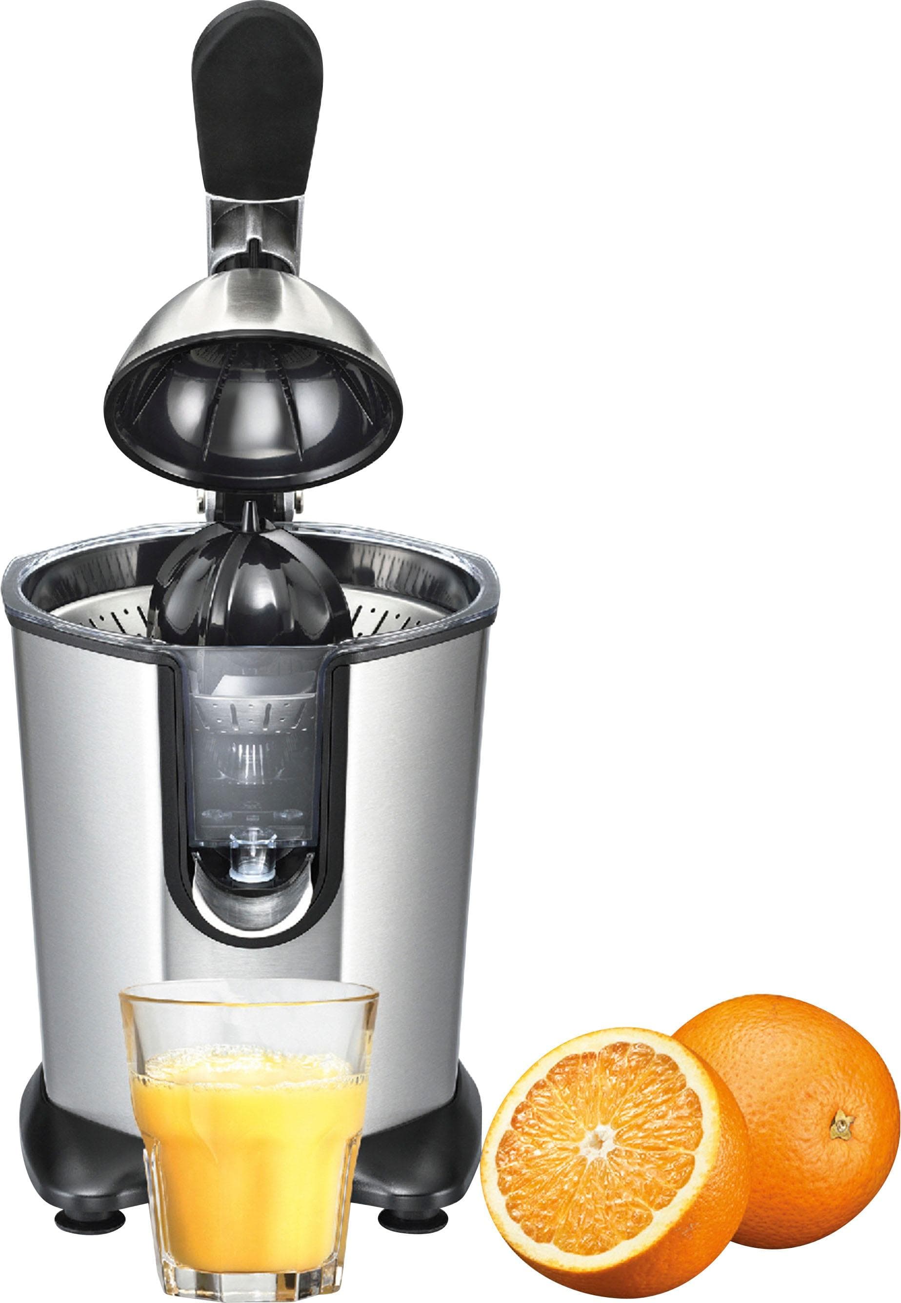 SOLIS Citrus Juicer Entsafter Grau Edelstahl 160W