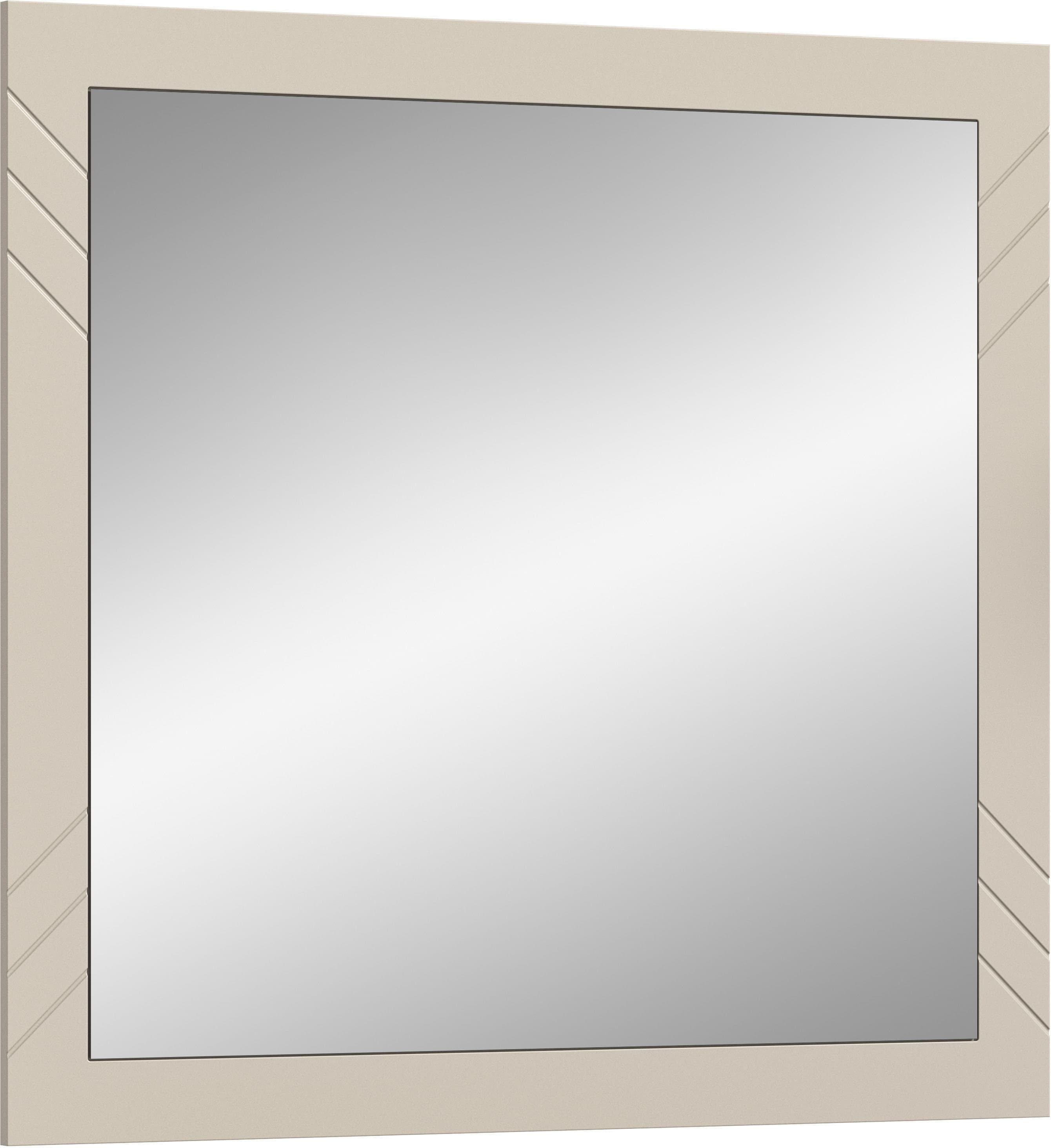 Wandspiegel INOSIGN Mento quadratisch 80x80 cm Sandbeige