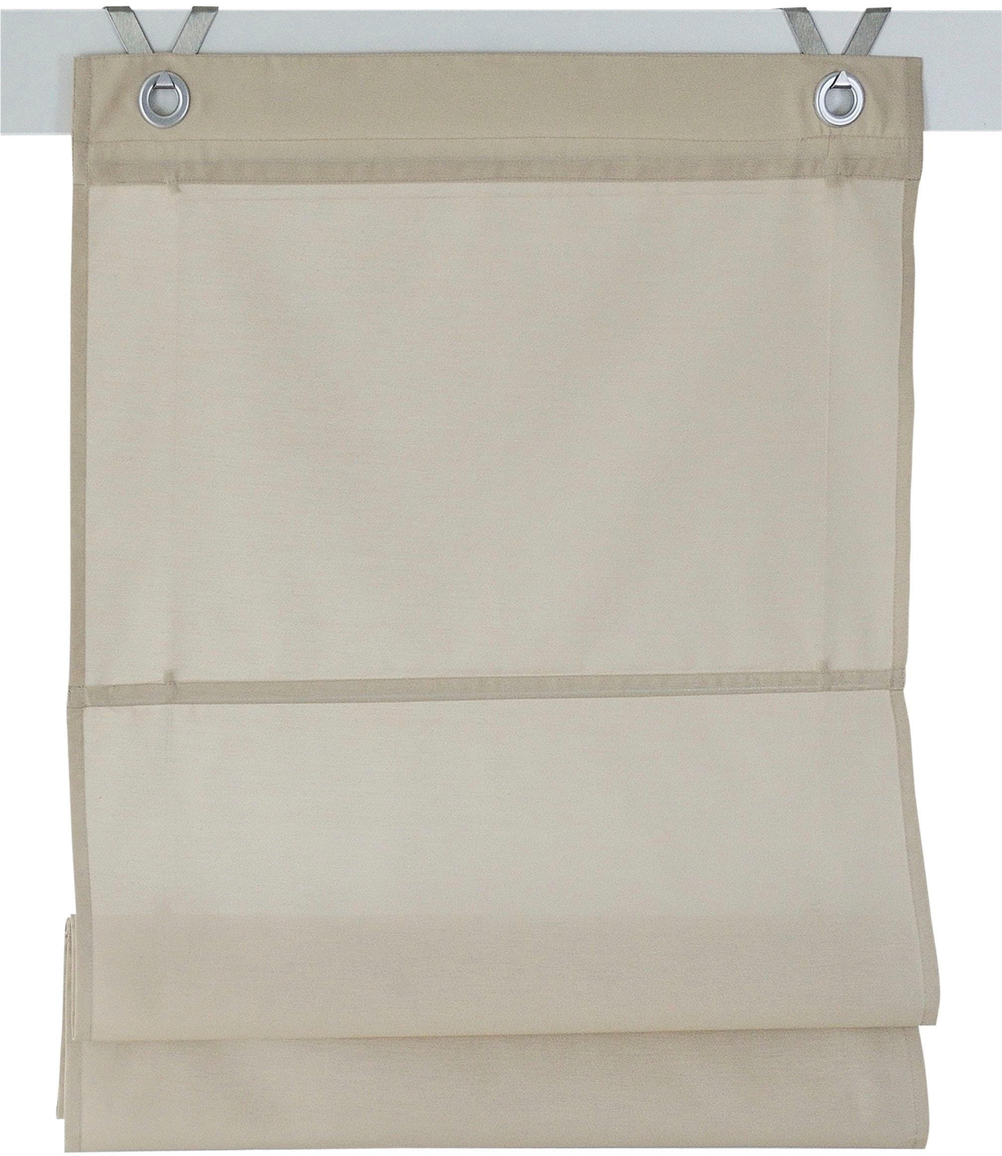 Raffrollo Kutti Kessy Bessy 80x140cm Baumwolle Polyester