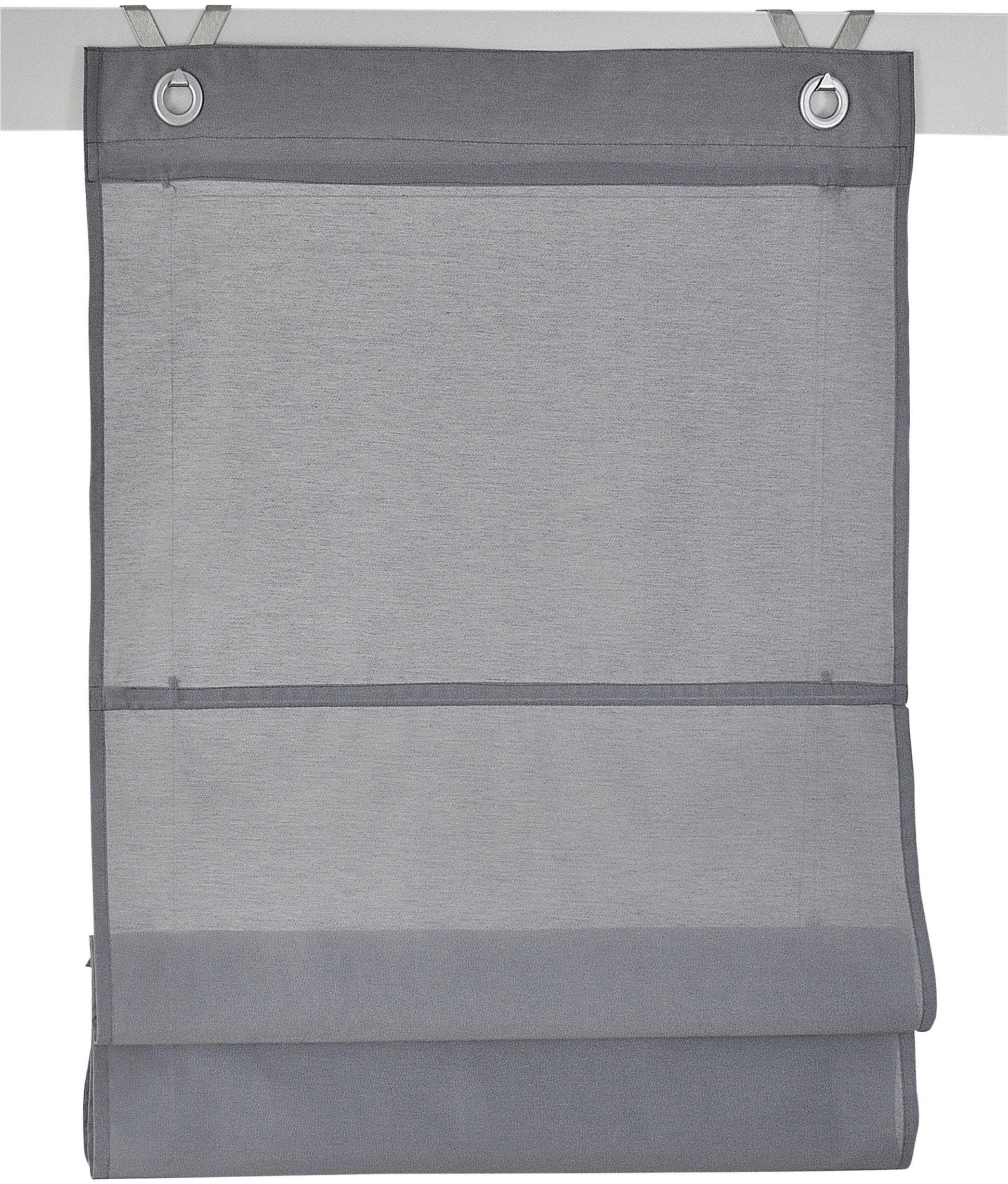 Raffrollo KUTTI Kessy Bessy Grau 100x140 cm