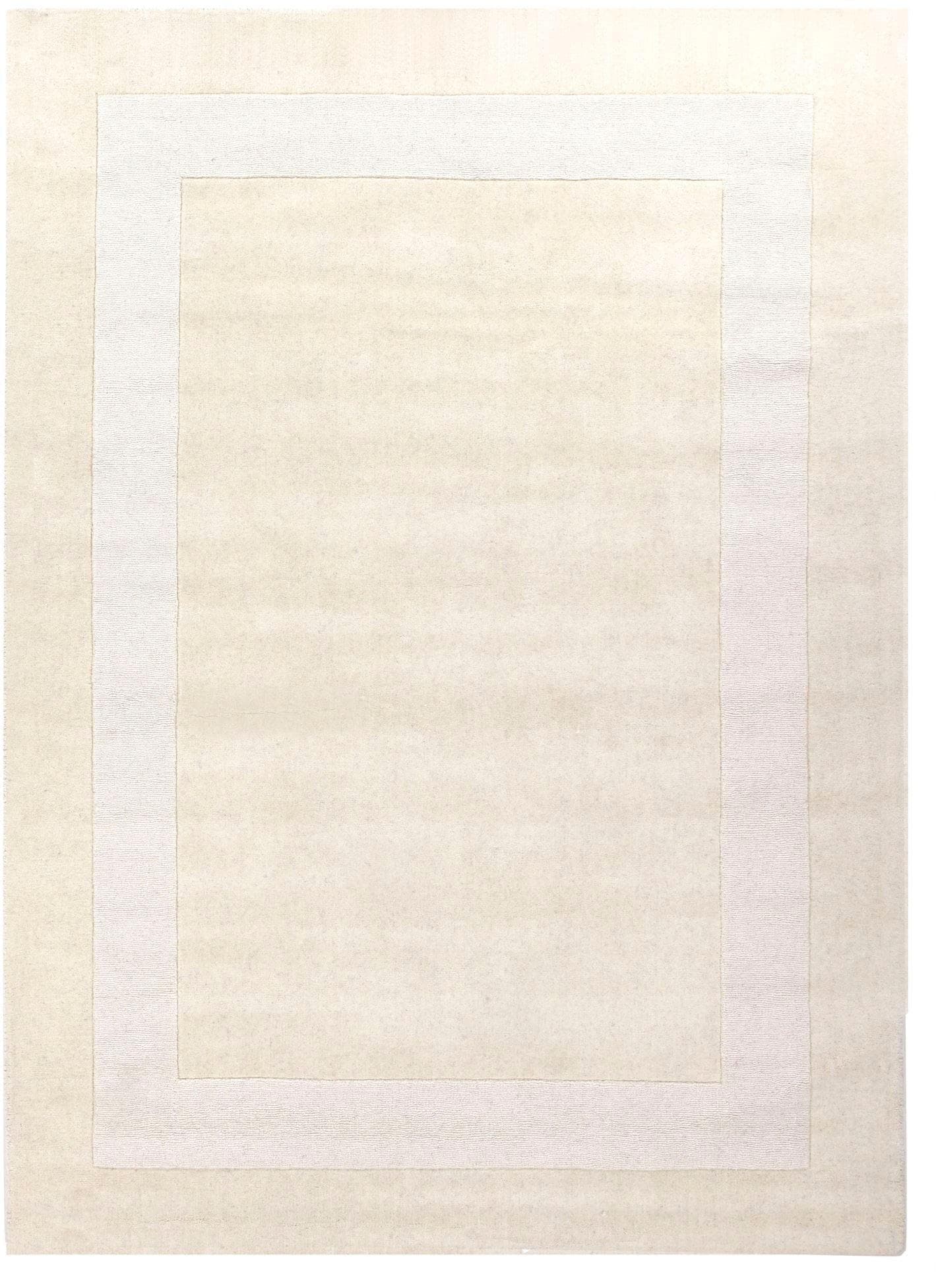 Theko Wollteppich Usedom 8301 Creme 160x230 cm