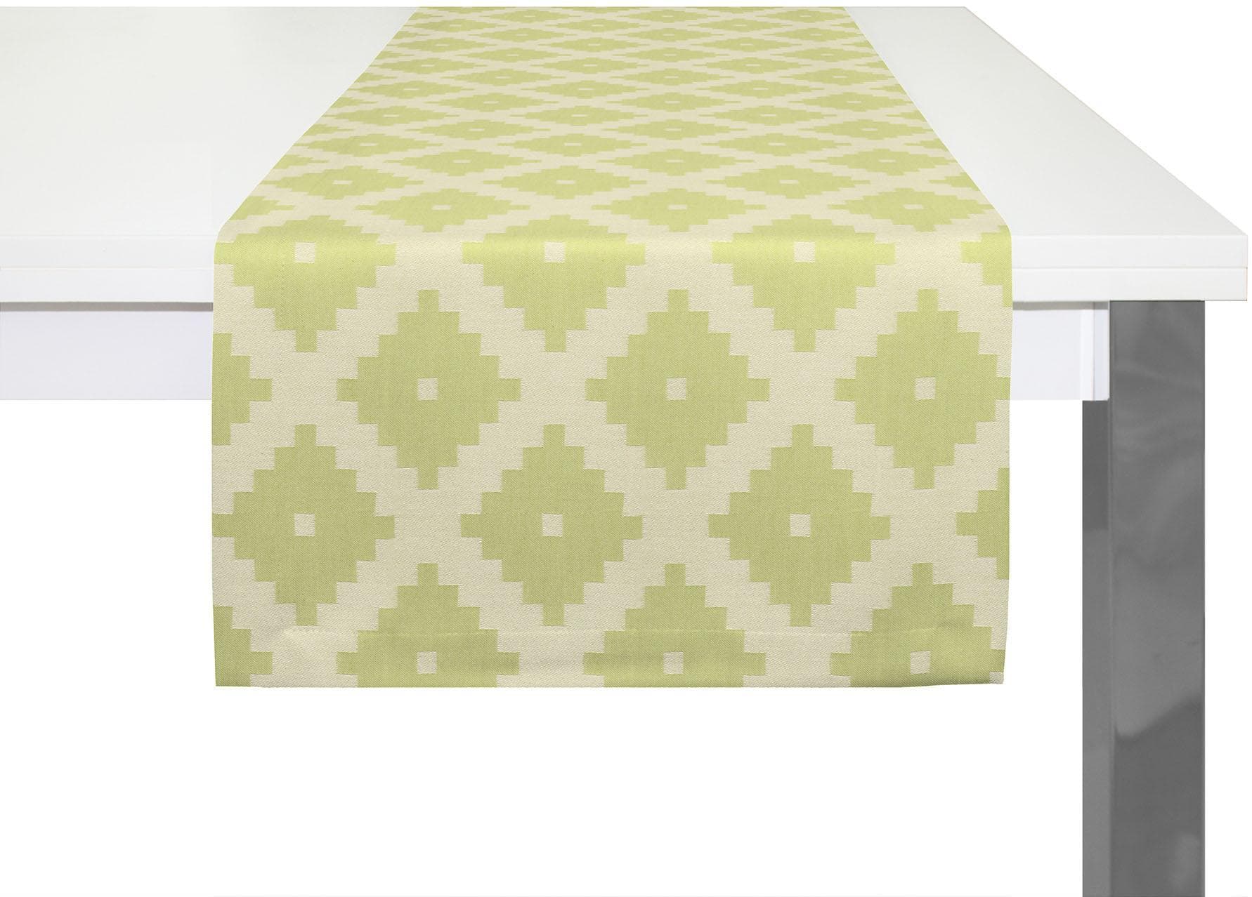 Adam Maroccan Shiraz Tischläufer - Jacquard Design aus Bio-Baumwolle