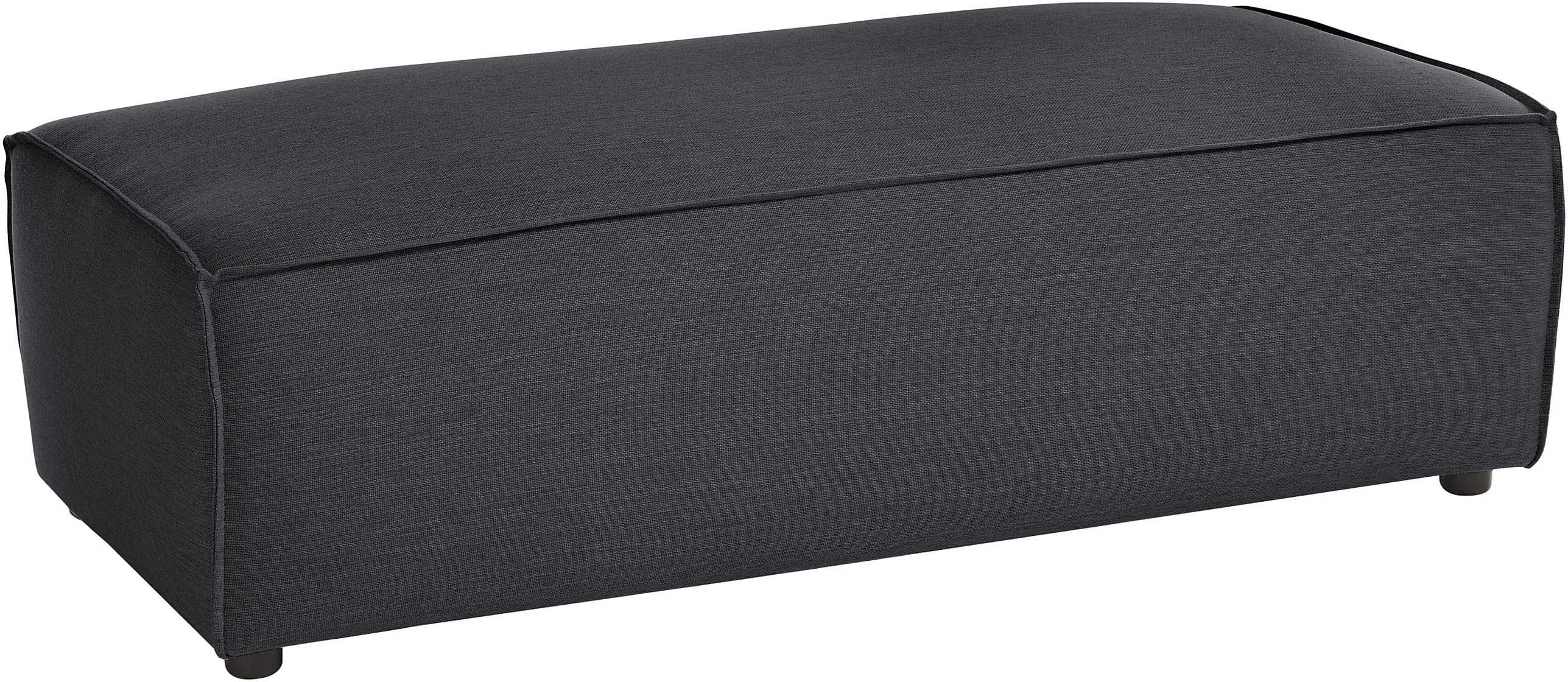 Home Affaire Sherwood XXL Hocker: Bequem & Modern in Cord & Webstoff