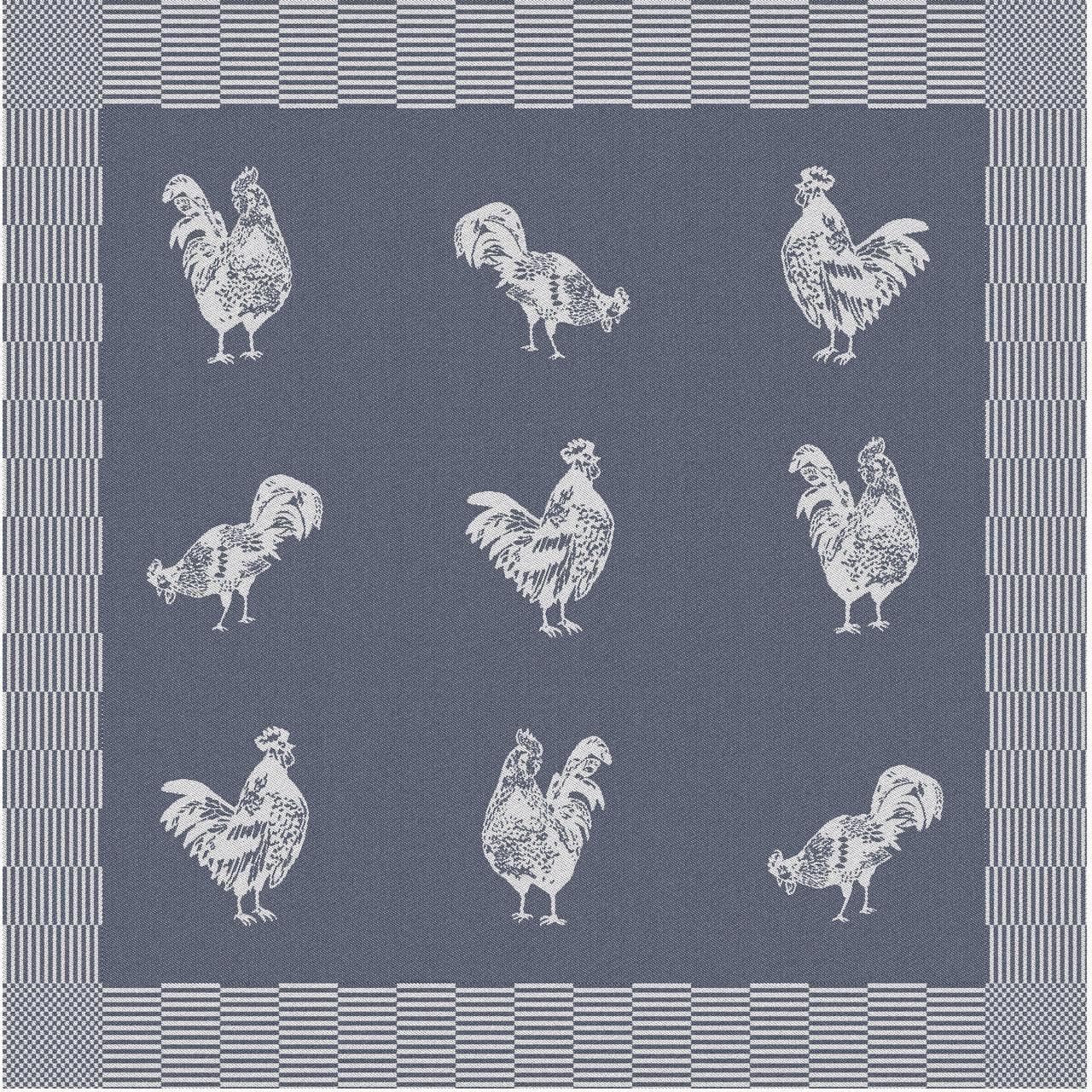 Geschirrtuch DDDDD 'Good morning' hellblau 6 Stk. 100% Baumwolle