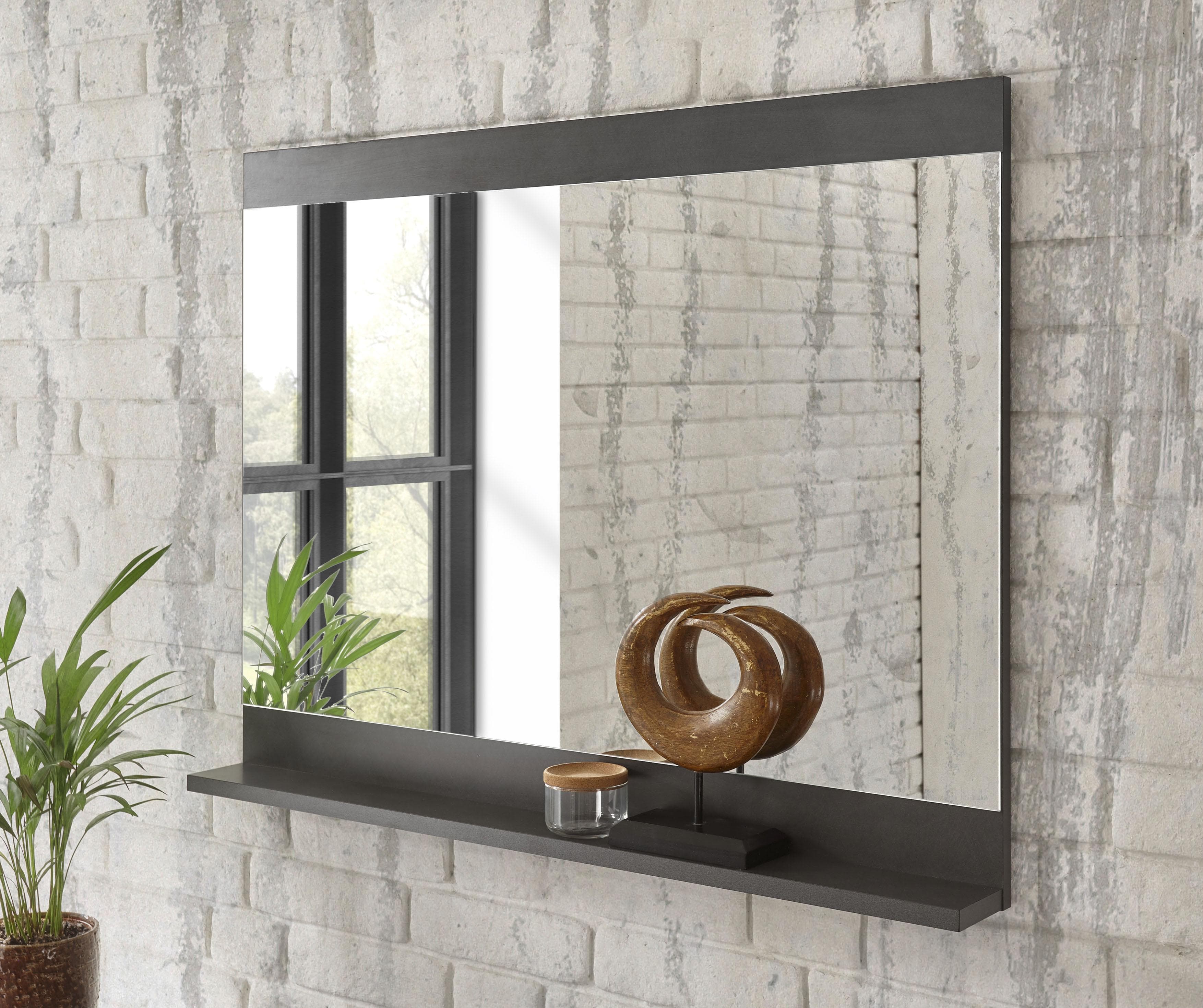 Home affaire Wandspiegel Brooklyn Grau Used Look