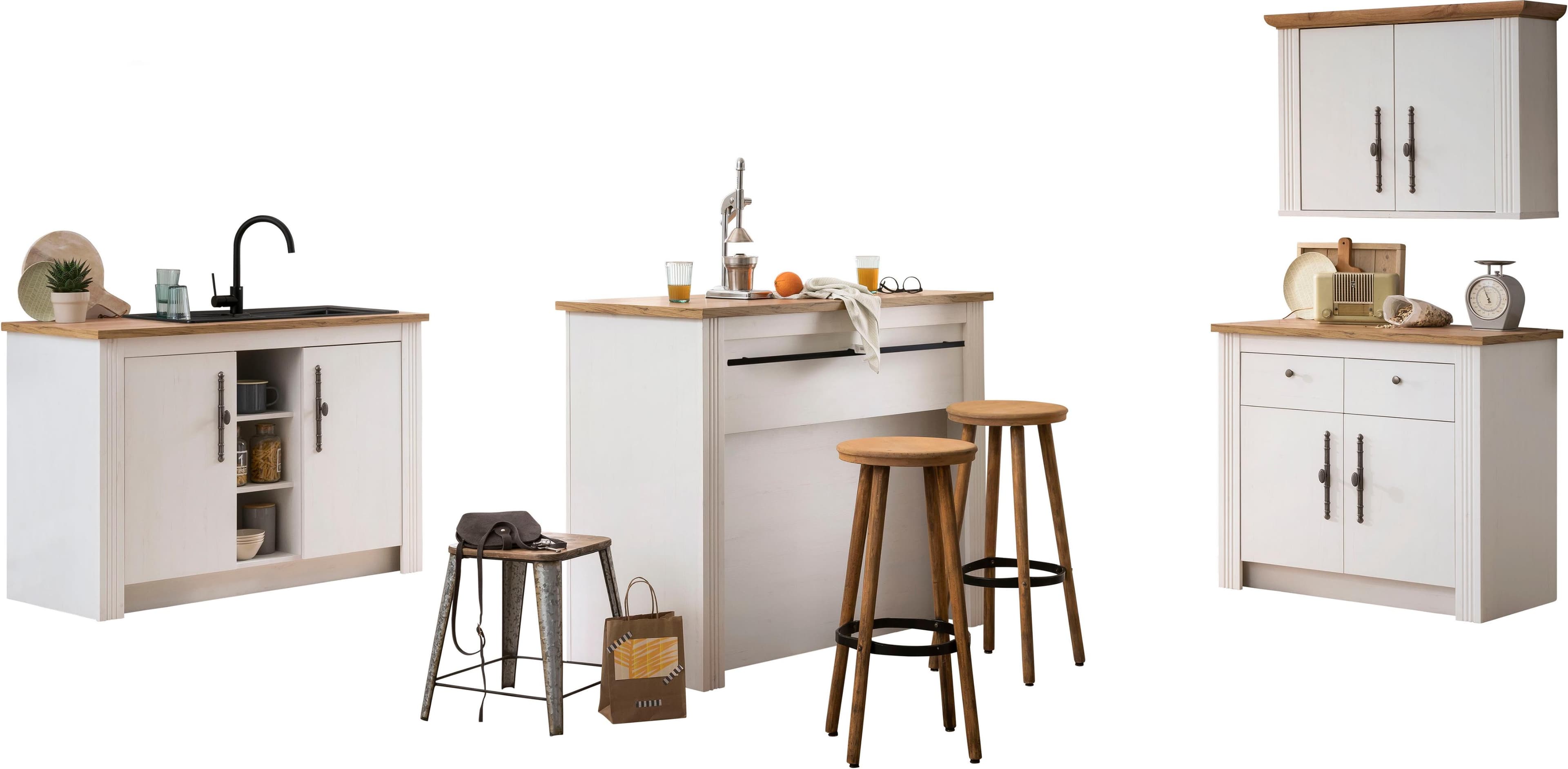 KOCHSTATION Küche KS-Westminster - Landhausstil mit Holzoptik