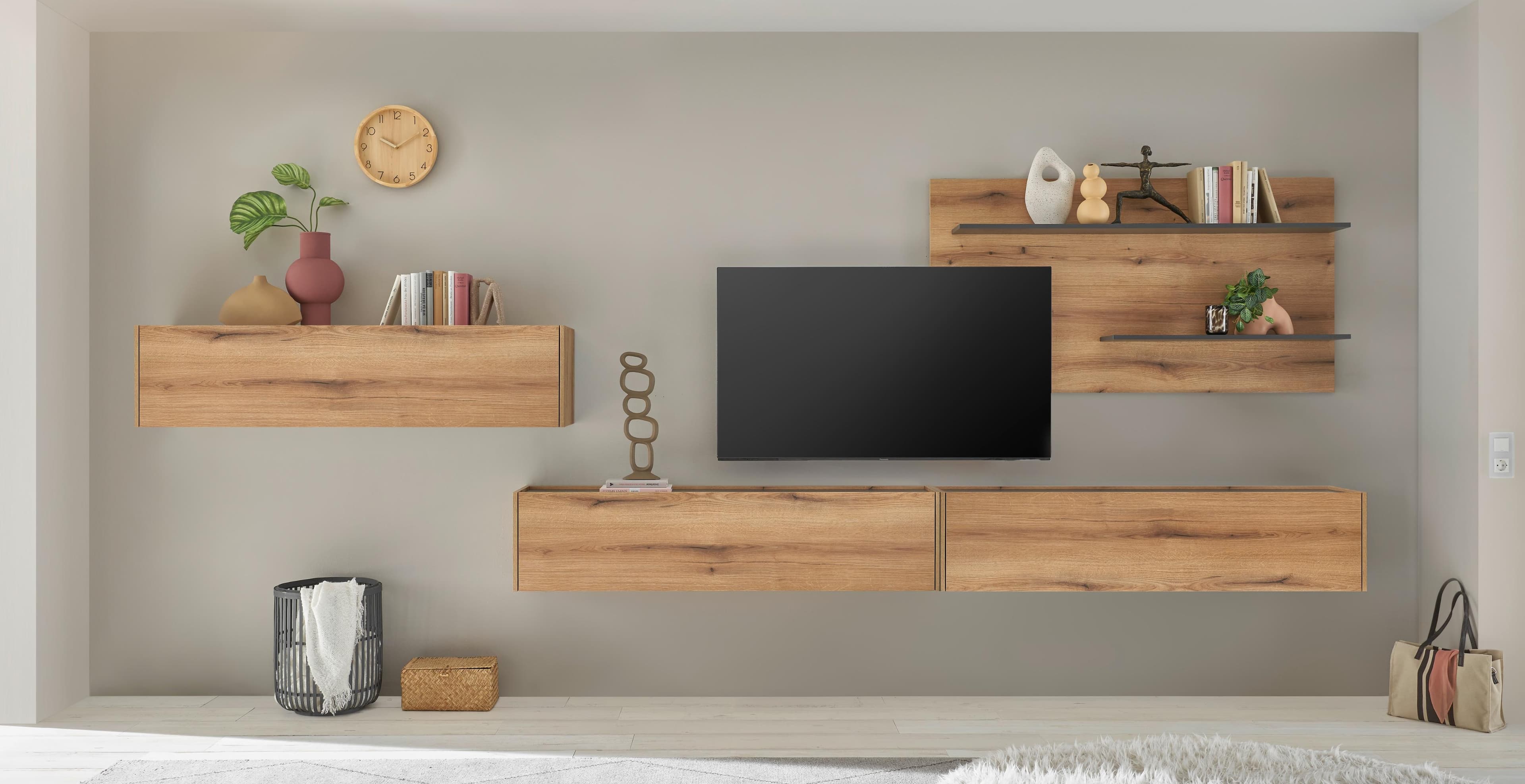 INOSIGN Wohnwand City/Giron, (Set, 4-St)