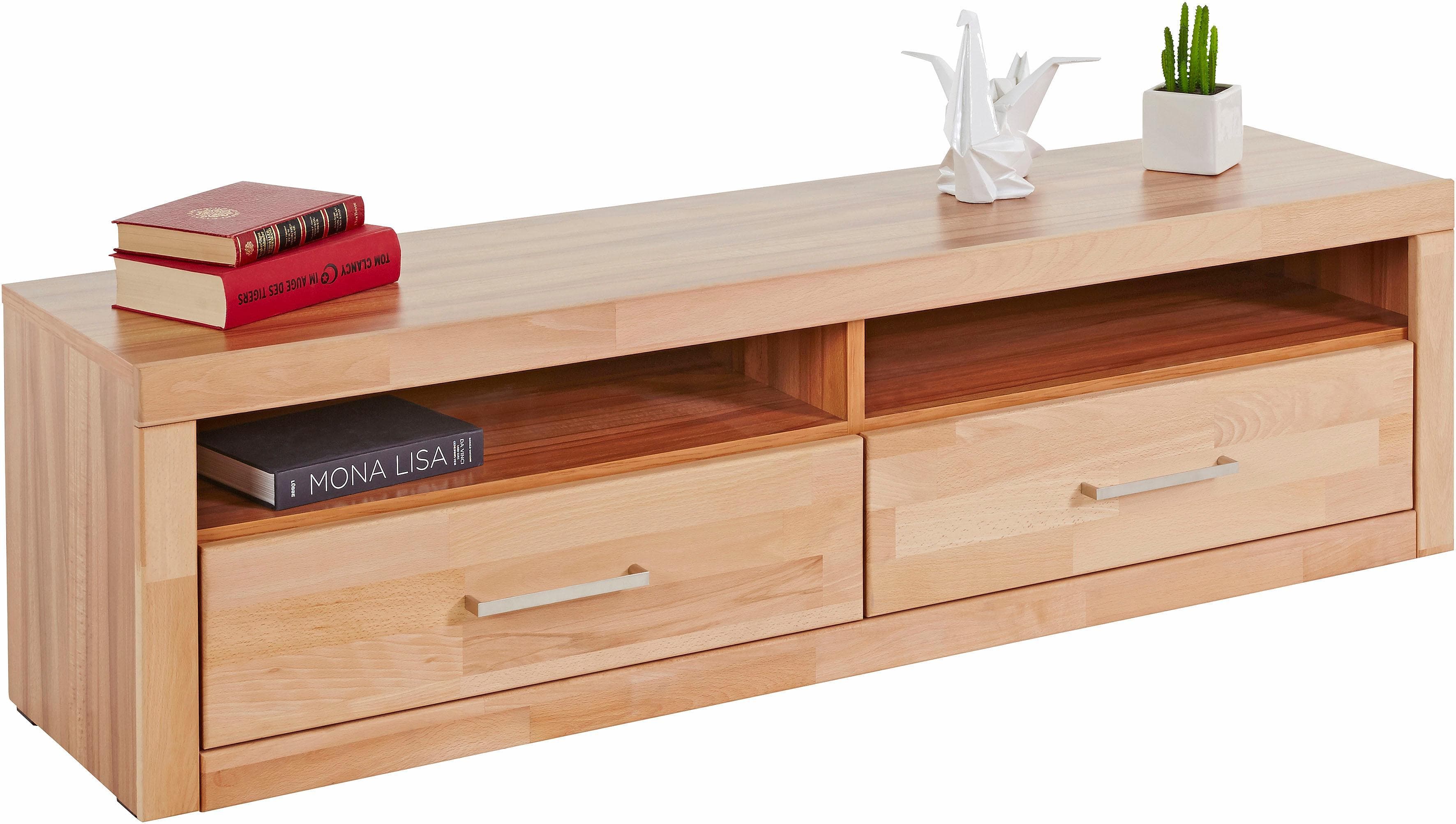 Home Affaire Lowboard Ribe - Holzdekor, Stauraum & TV-Halterung