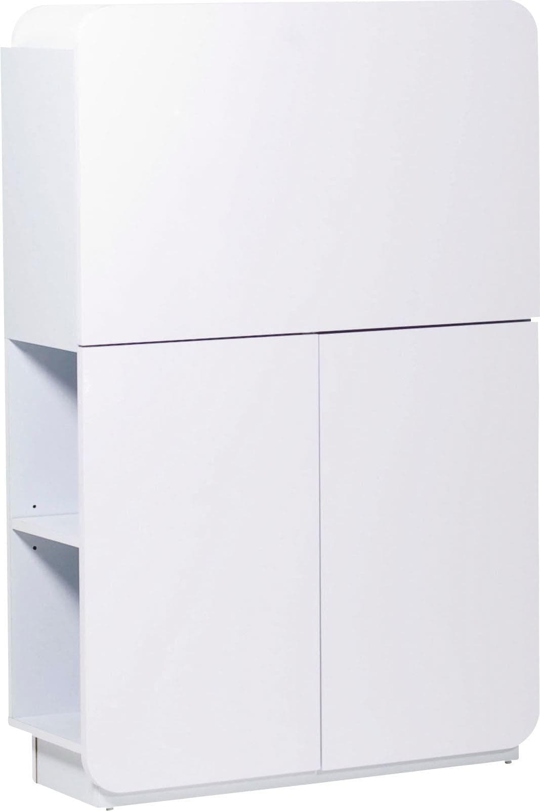 Sekretär JAHNKE CU-CULTURE MC Schreibtisch Weiß Hochglanz