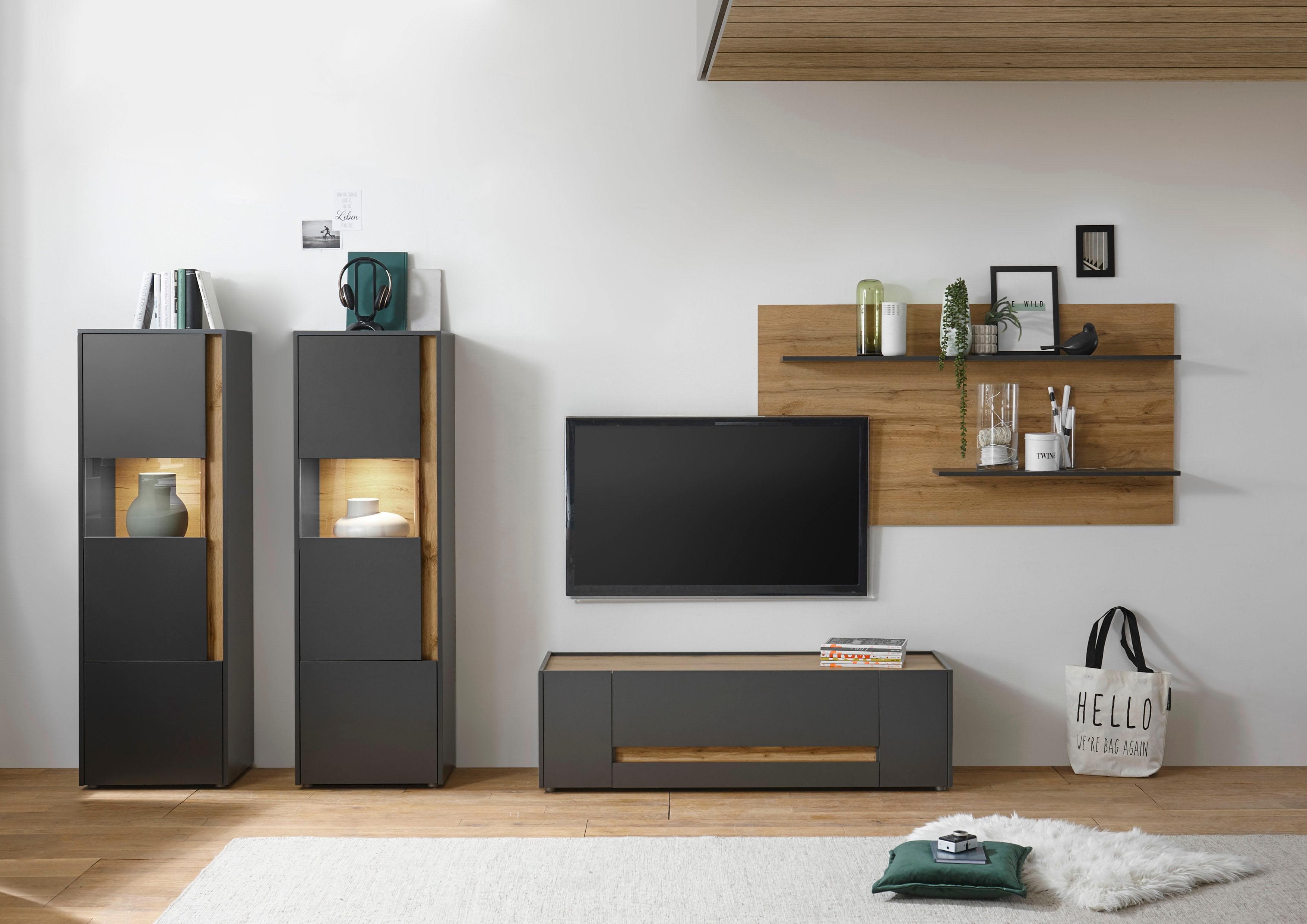 INOSIGN Wohnwand City/Giron: Modernes Design mit Grifflosen Fronten