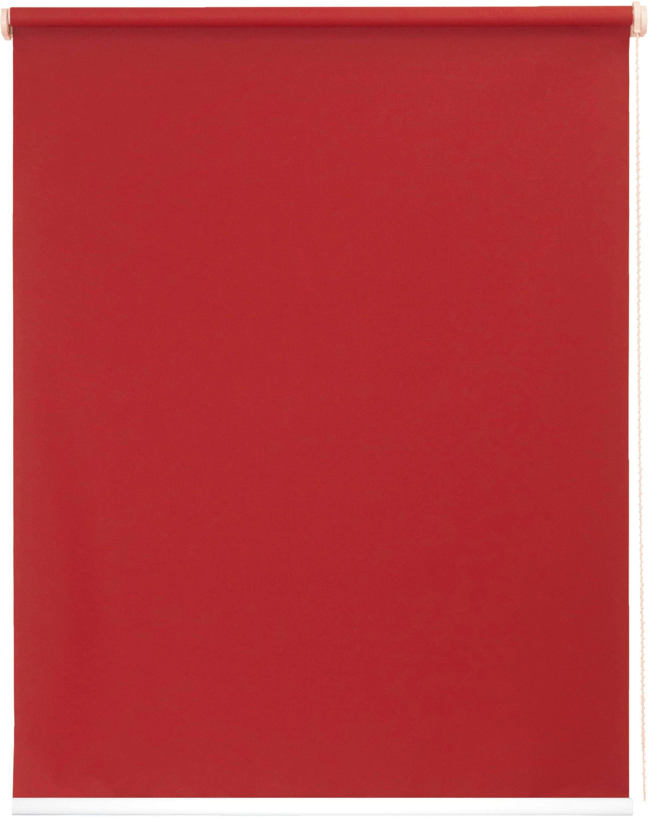Seitenzugrollo SUNLINES One size Style uni Verdunkelung Rot