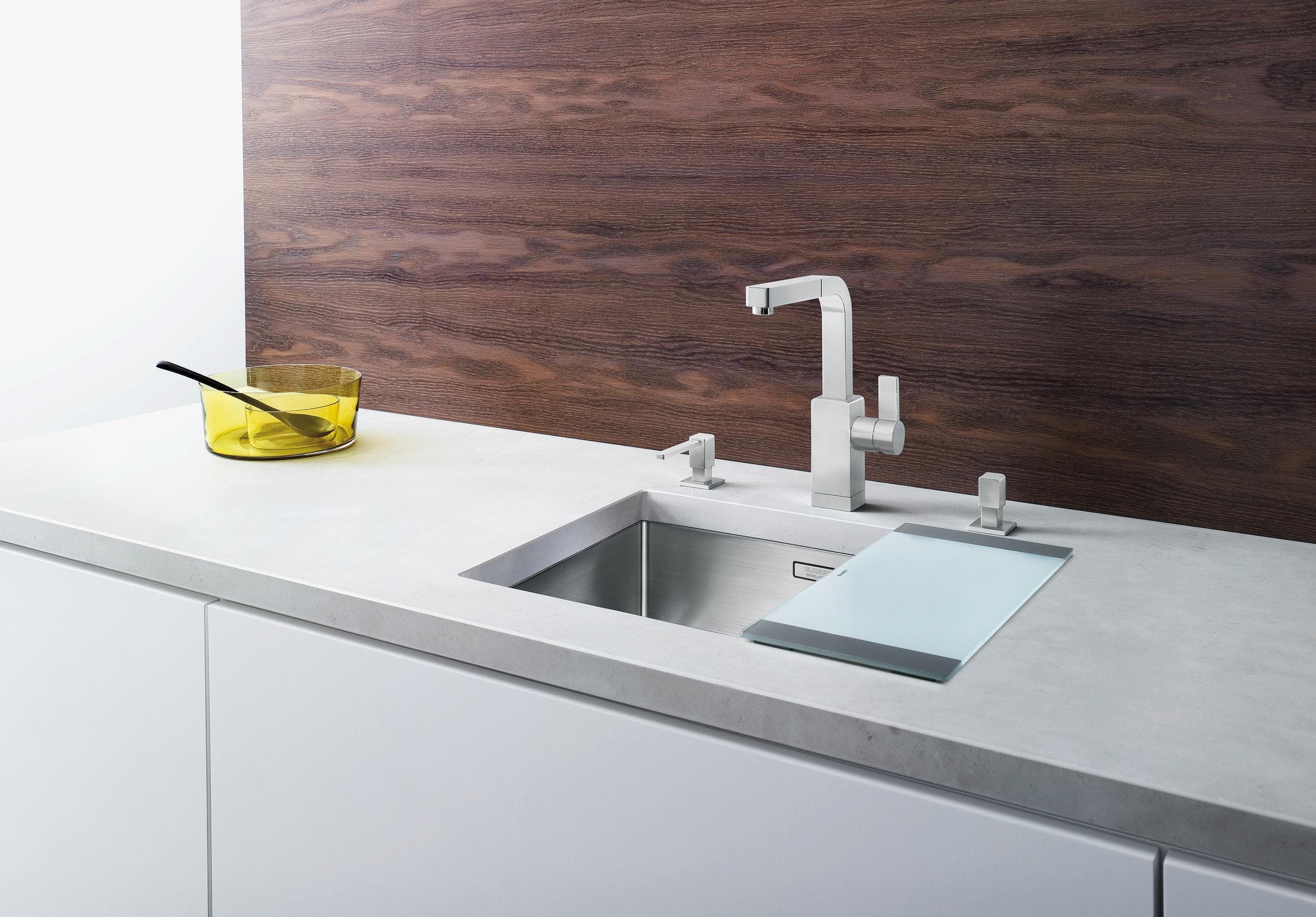 BLANCO CLARON 450-U Küchenspüle Silber Edelstahl