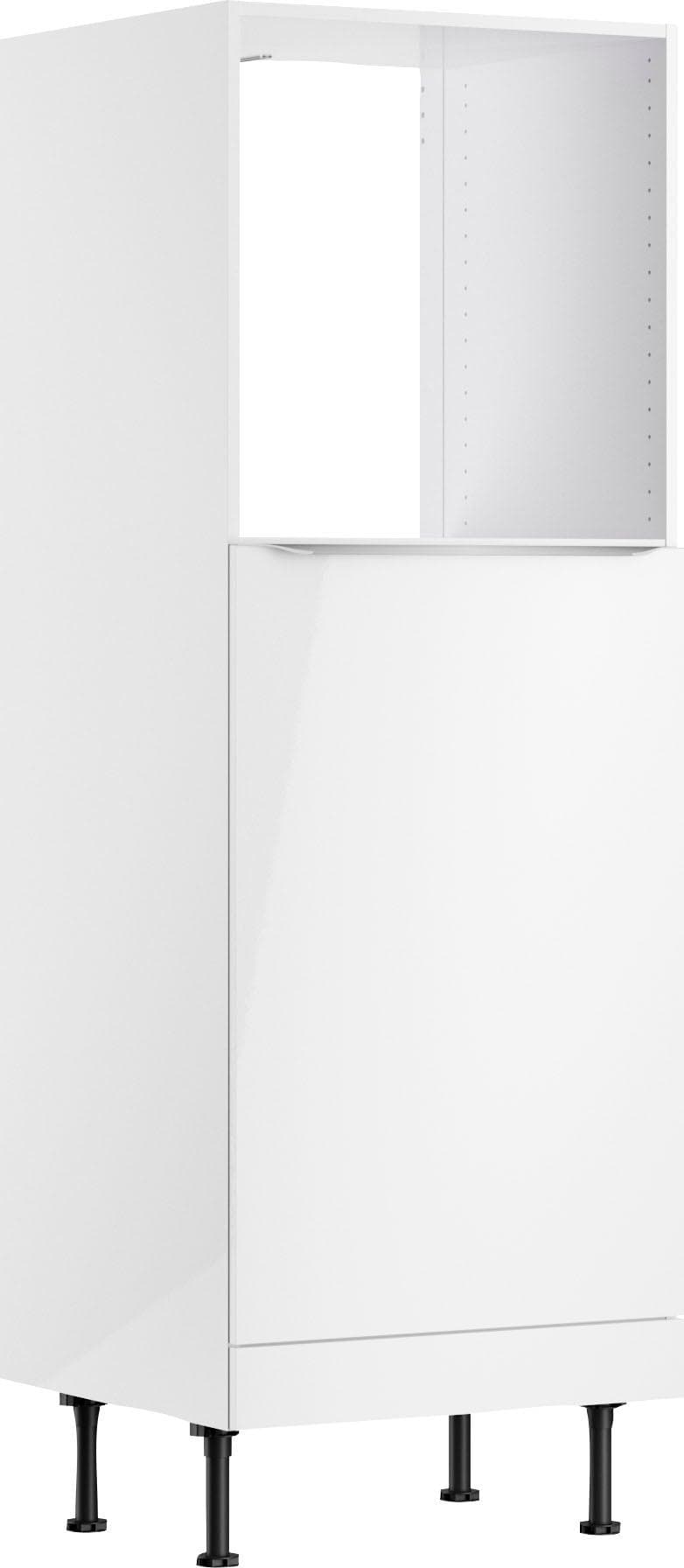 OPTIFIT Kühlschrank & Backofen Umbauschrank mit Aluminiumgriff