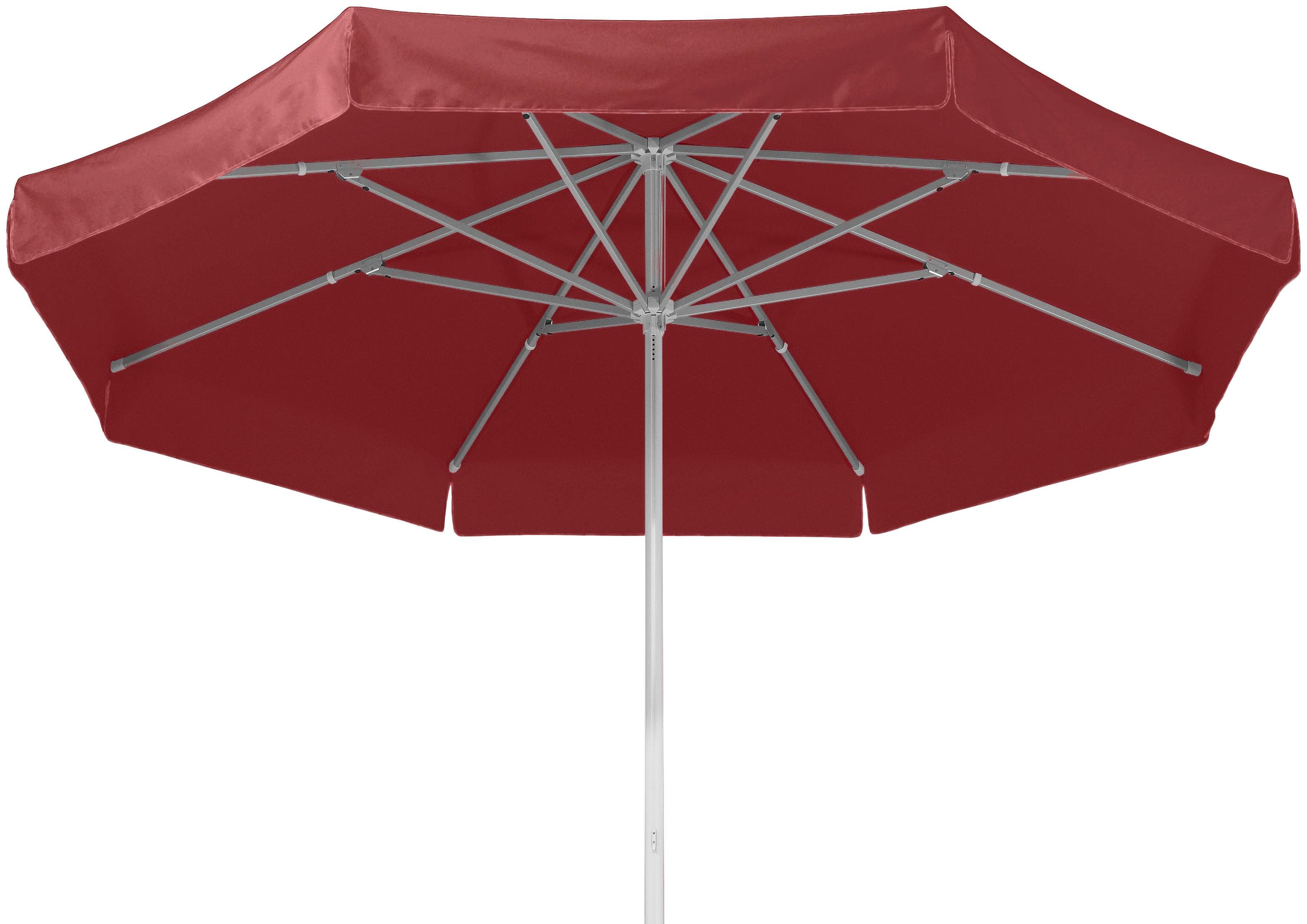 Marktschirm SCHNEIDER SCHIRME "Jumbo" Bordeaux Aluminium/Polyester