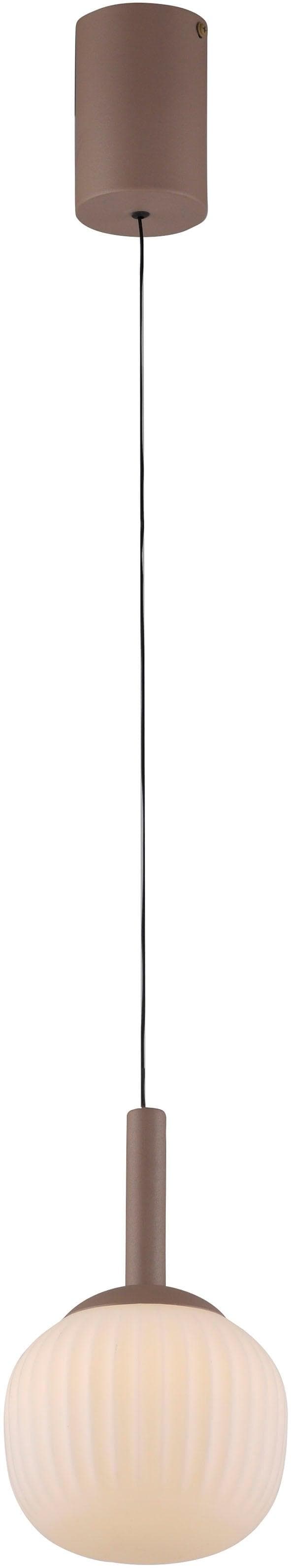 JUST LIGHT LED Deckenleuchte NAMI sand dimmbar mit Memory