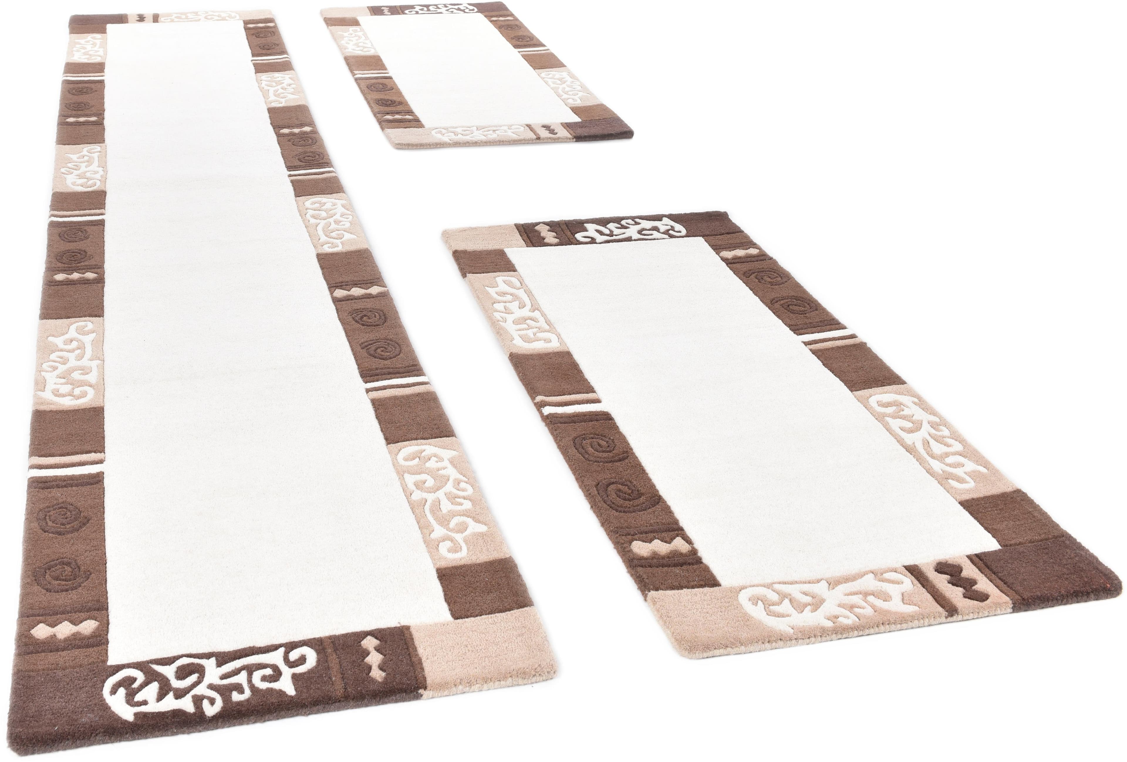 Bettumrandung THEKO Ambadi Beige Wolle