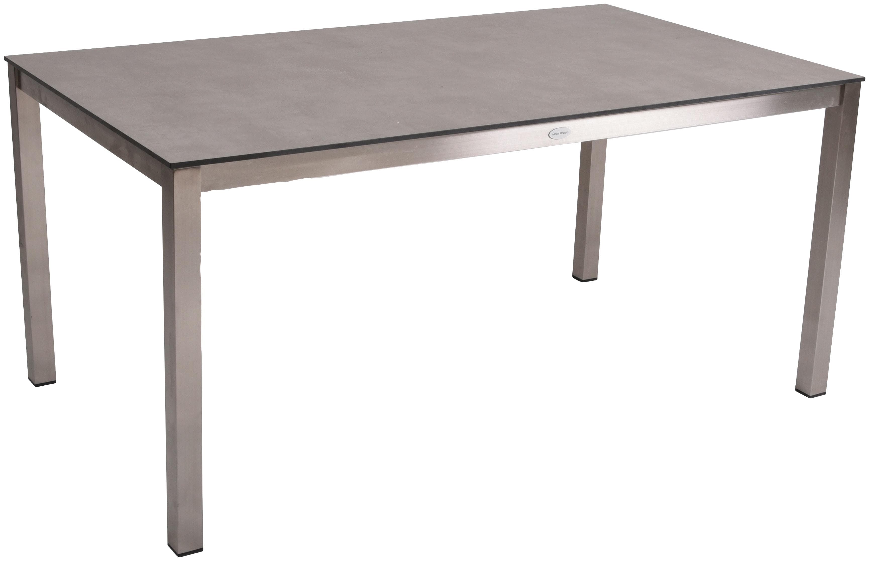 Edelstahl-Gartentisch SIENNA