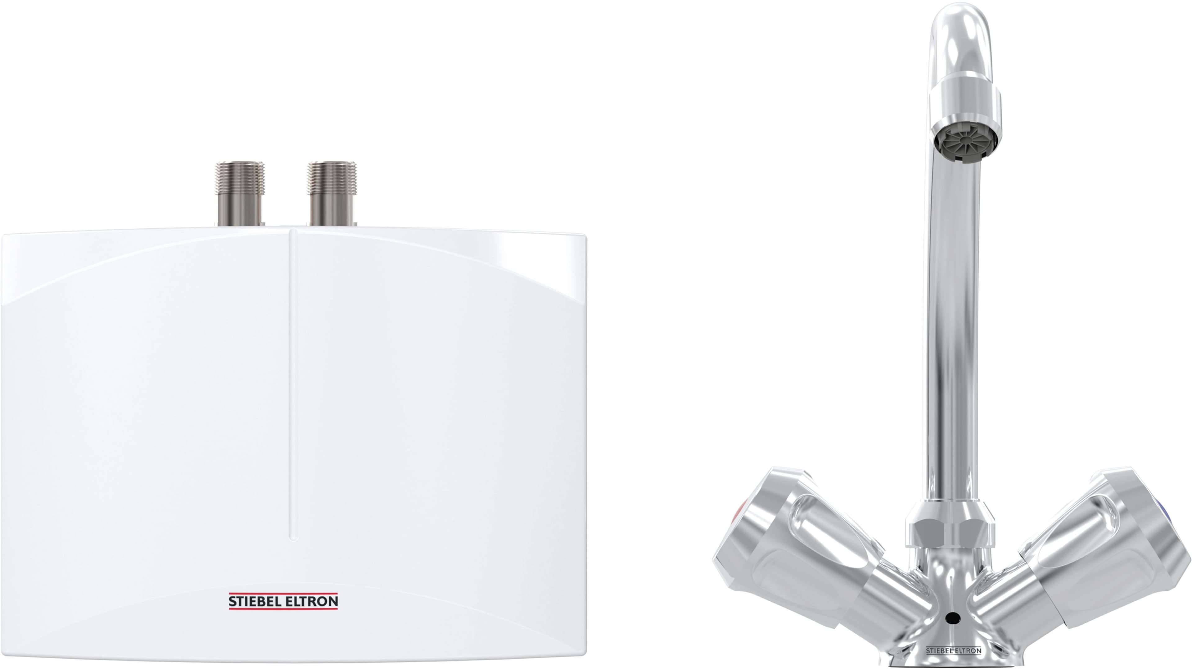 Stiebel Eltron Klein-Durchlauferhitzer DNM 3 + MAZ Weiß