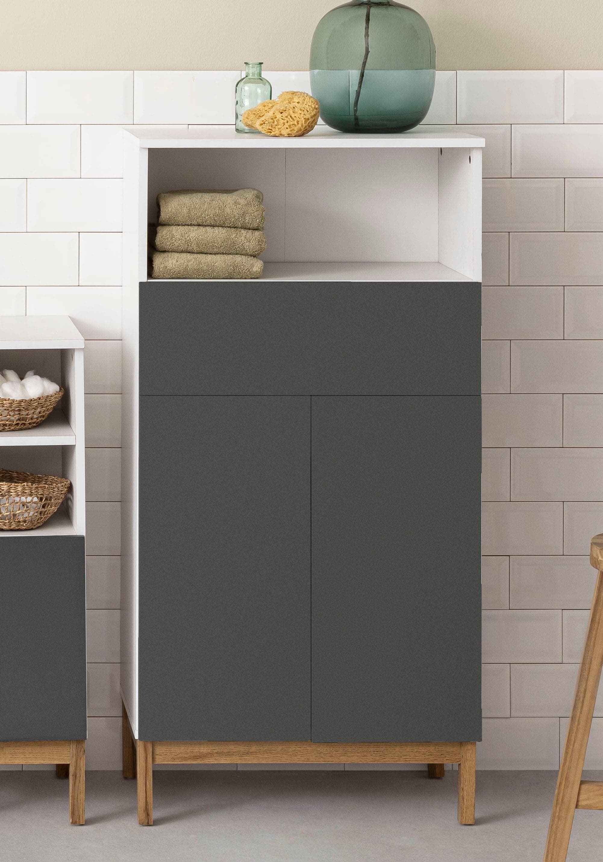 Midischrank mit 2 Türen und Einlegeböden