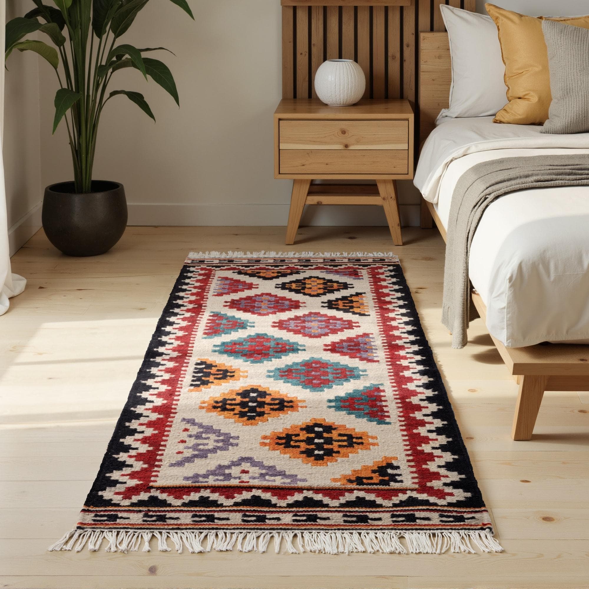 Hanse Home Kelim Kian Teppich Bunt Orientalisch