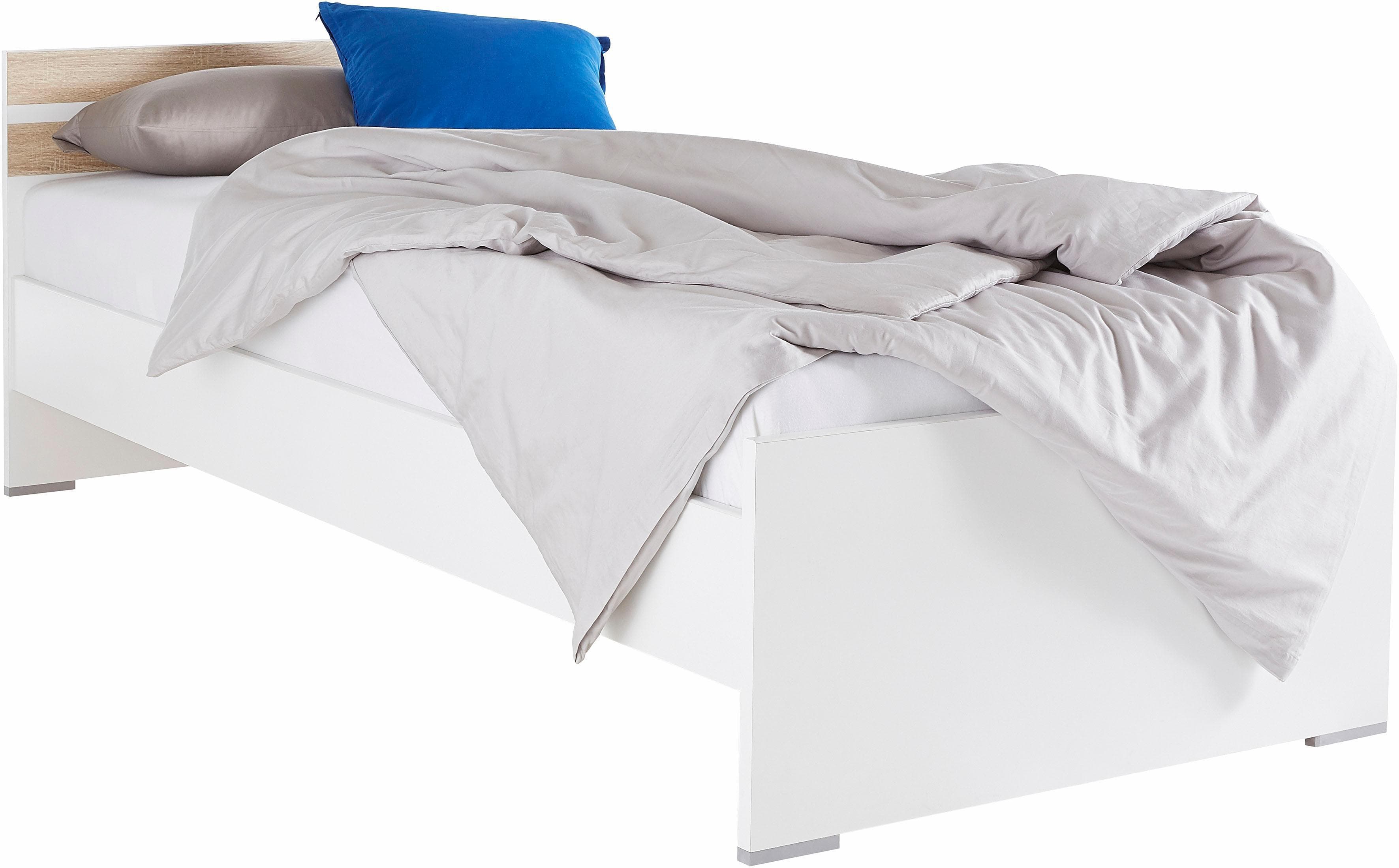 Weißes Gästebett Joker - Liegeflächen 90/140x200 cm mit farbigen Akzenten