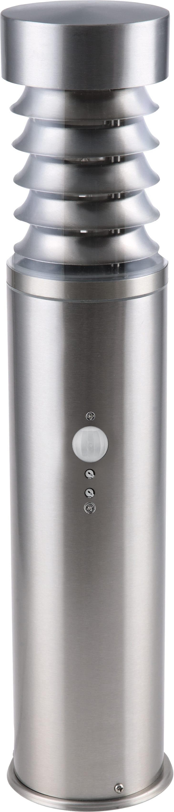 Heitronic Sensor-Sockelleuchte Saturn Edelstahl 50 cm