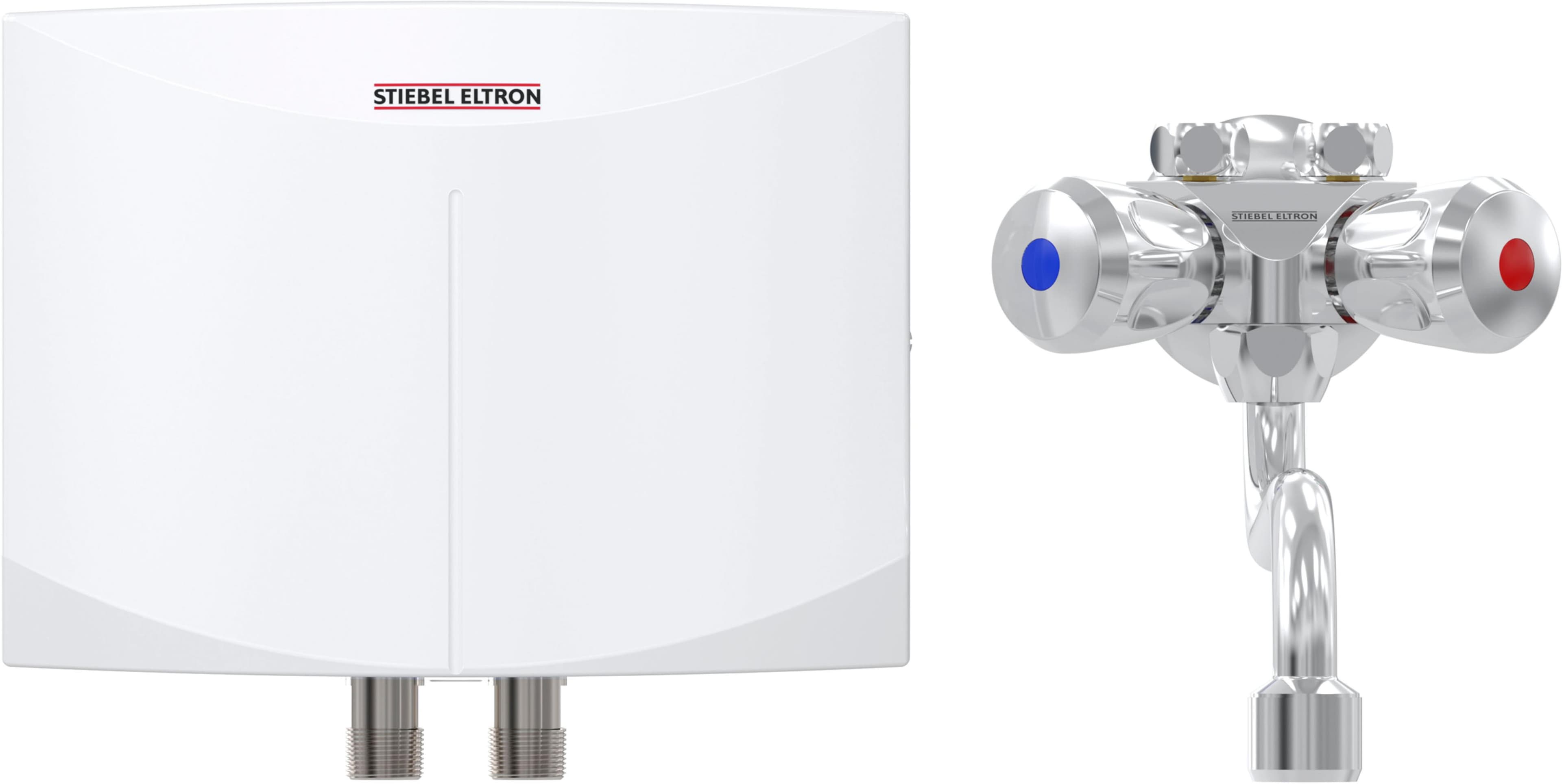 STIEBEL ELTRON Klein-Durchlauferhitzer DNM 3 + MAW Weiß 3,5 kW