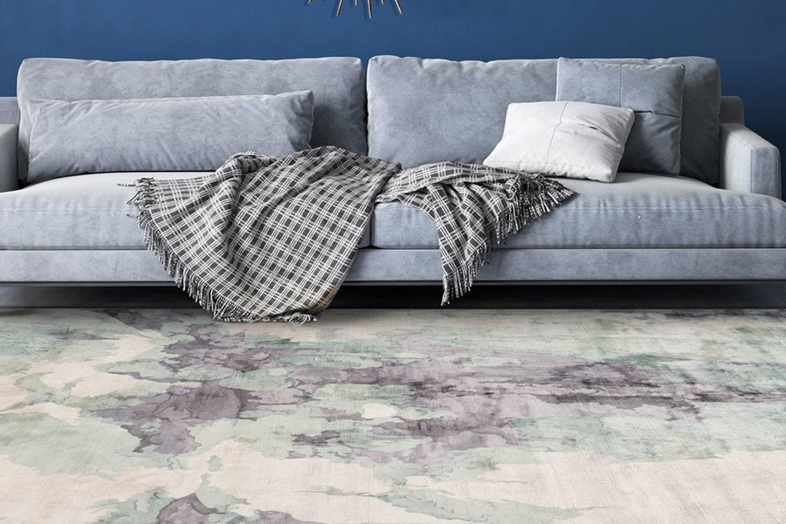 Padiro Kayoom Teppich Multi: Retro Design mit Print-Muster und Viskose