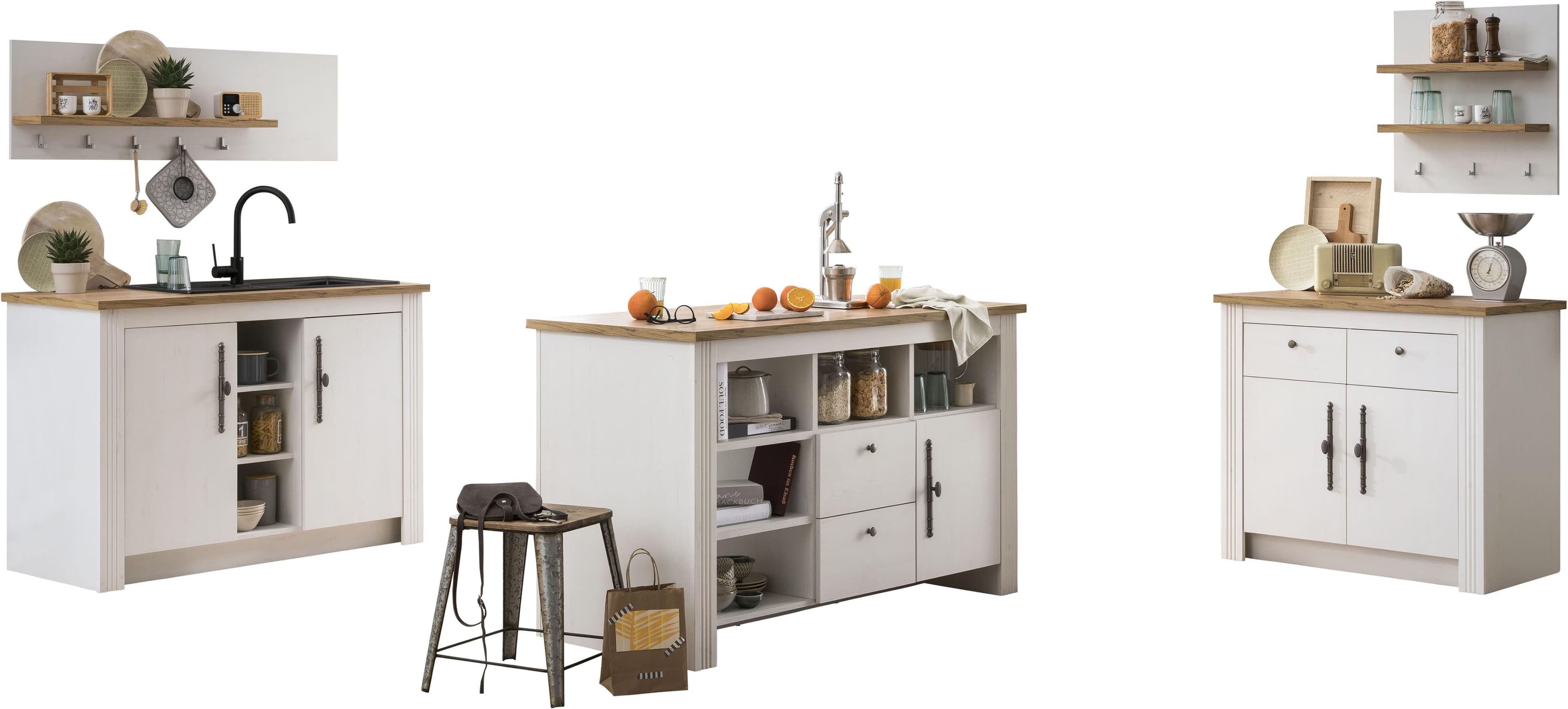 KOCHSTATION Küche KS-Westminster - Landhausstil mit viel Stauraum